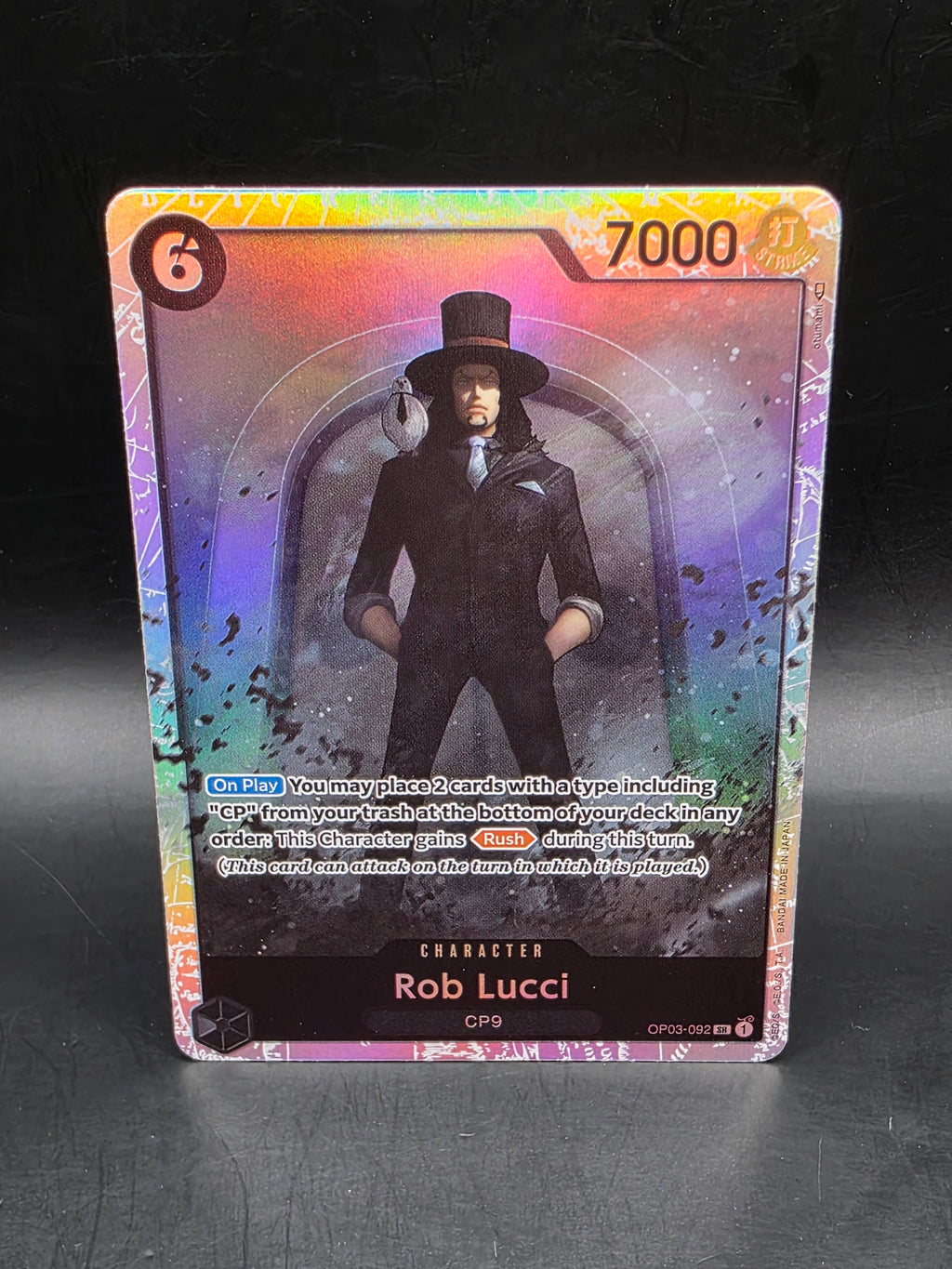 Rob Lucci - OP03-092 SR - English - One Piece TCG
