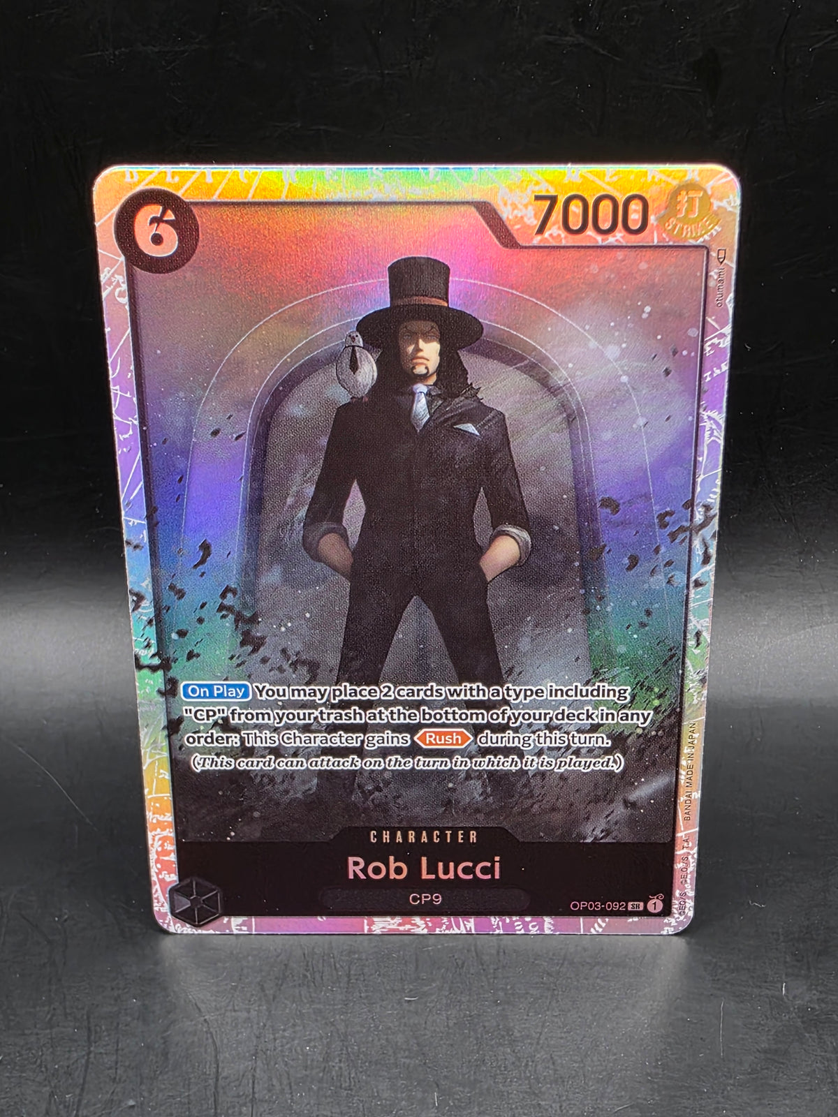 Rob Lucci - OP03-092 SR - English - One Piece TCG