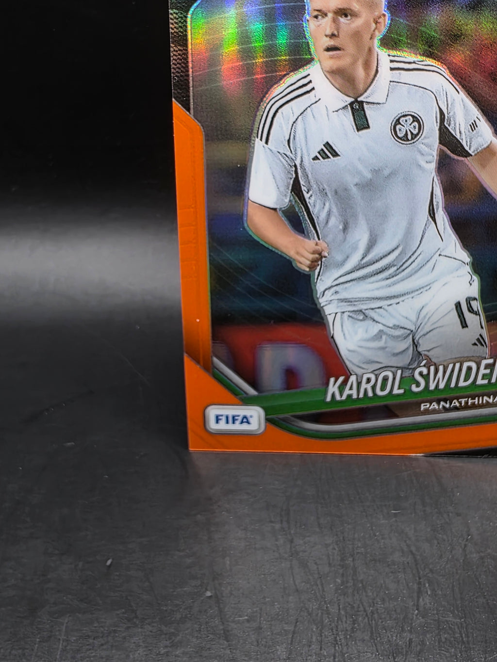 Karol Swinderski FIFA Panini Prizm Cherry Blossom /125 Panathinaikos And Poland