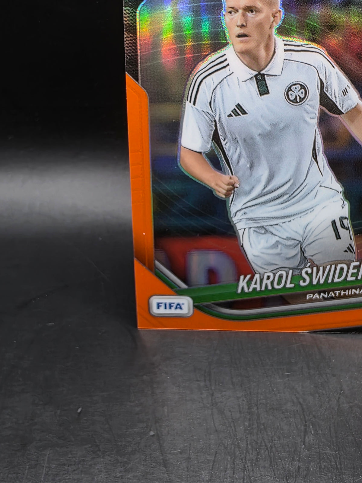 Karol Swinderski FIFA Panini Prizm Cherry Blossom /125 Panathinaikos And Poland