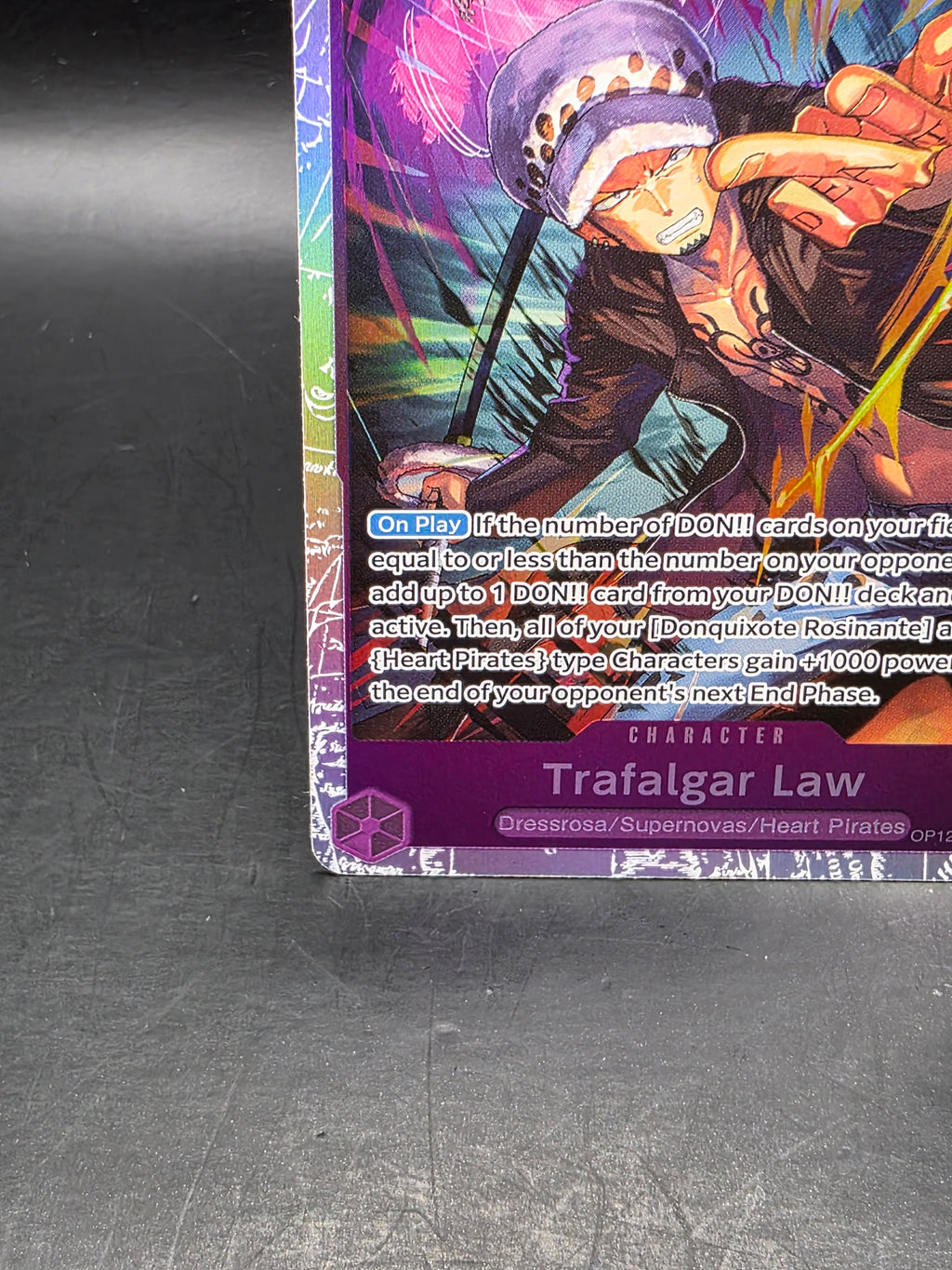 One Piece - OP12-073 Trafalgar Law - Super Rare English MINT