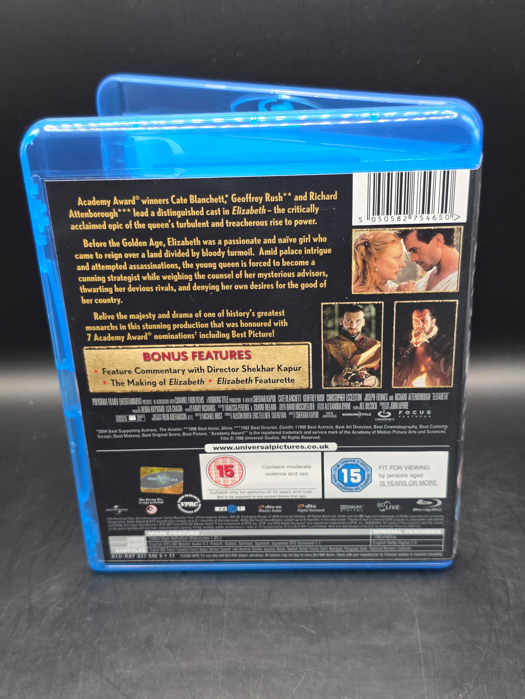 Elizabeth Blu Ray