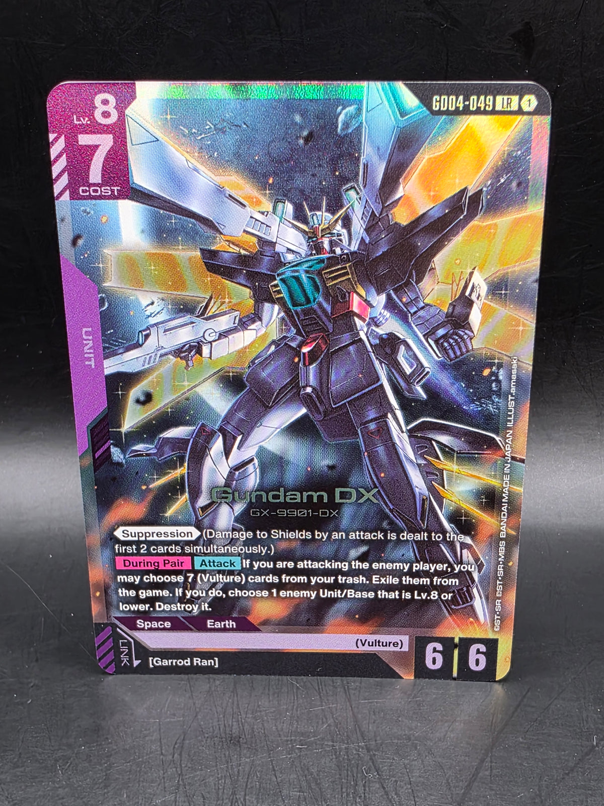 Bandai Gundam DX GD04-049 LR Unit Holo English Gundam Card Game
