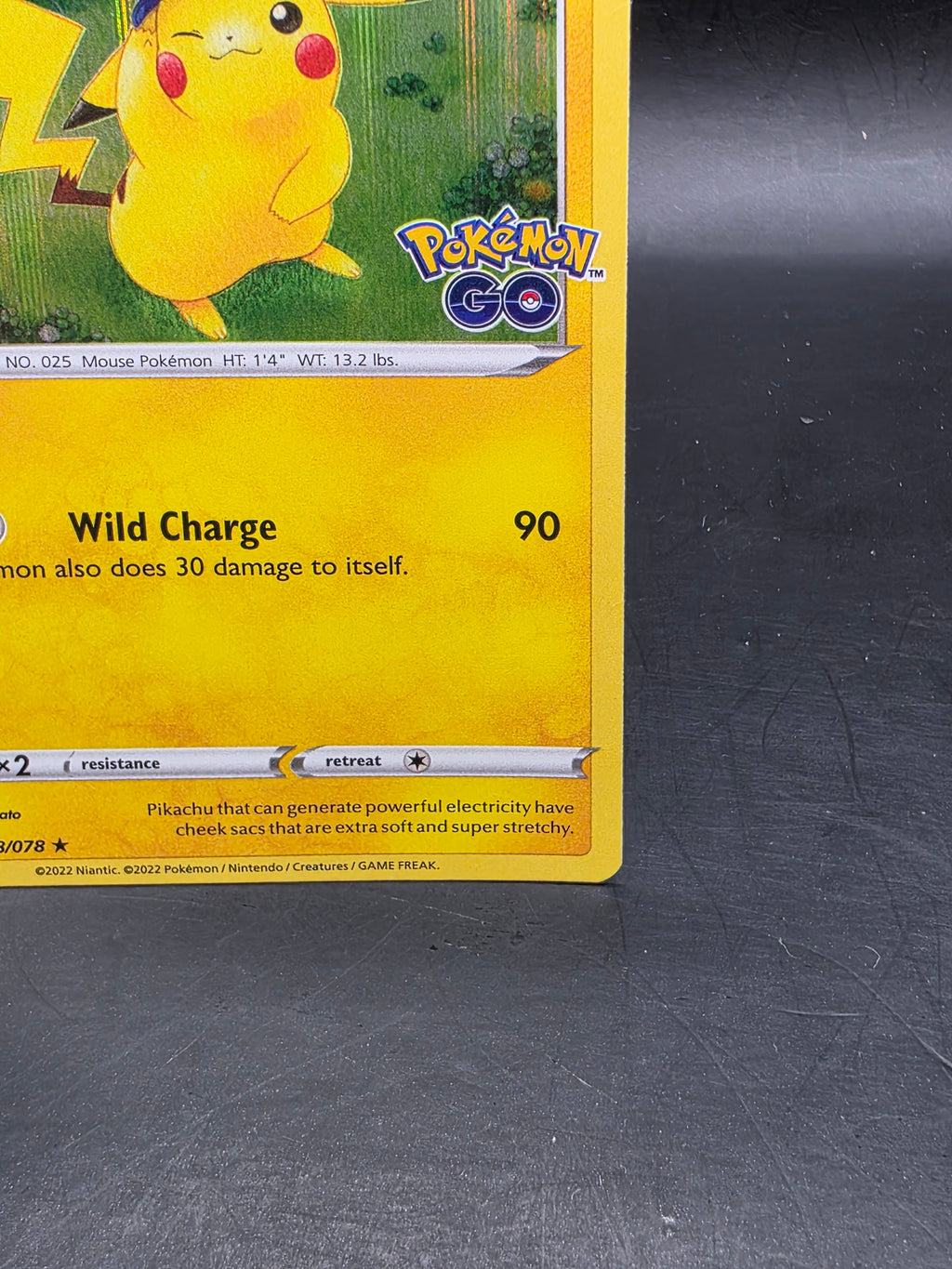 Pokemon Pikachu (28) 028/078 Pokemon GO Holo M/NM