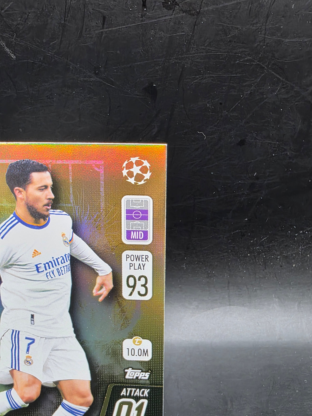 Match Attax 2021/22 Eden Hazard Limited Edition Real Madrid Foil Shiny Card LE26