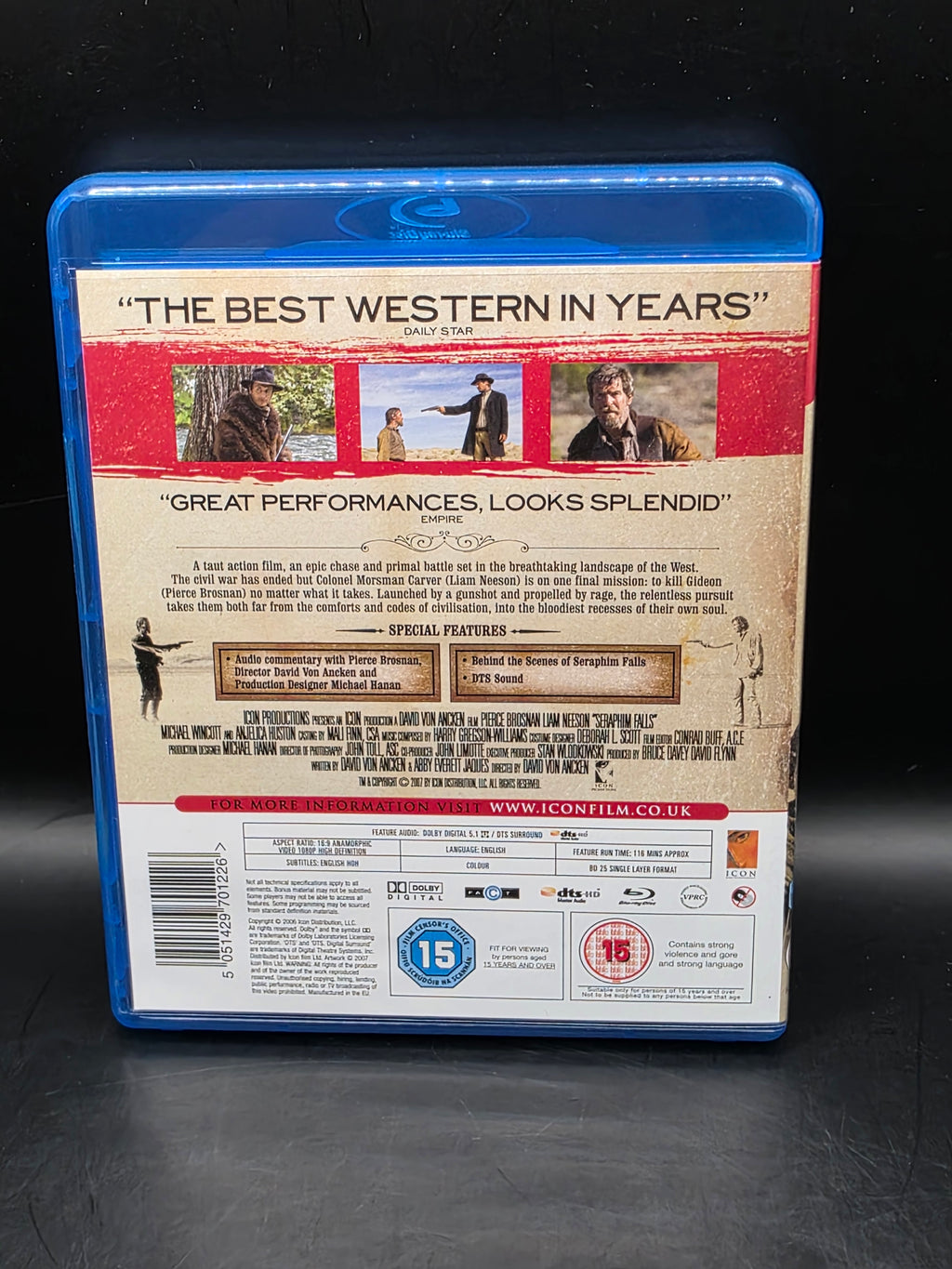 Seraphim Falls Blu Ray