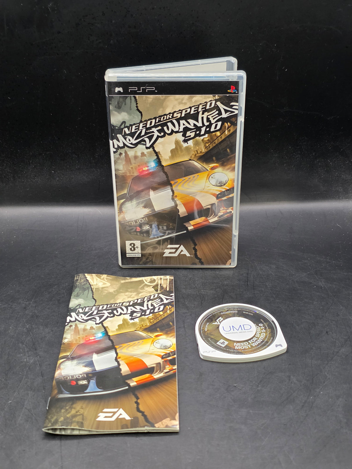 Need For Speed Most Wanted 5-1-0 PSP Game - Complete - Tested & Working - PAL
