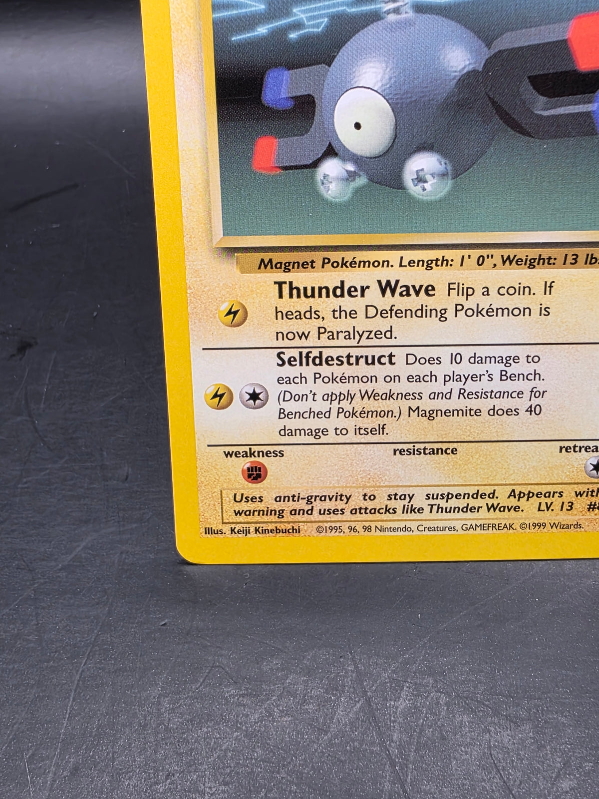 Magnemite 53/102 Common Base Set Unlimited Pokemon LP