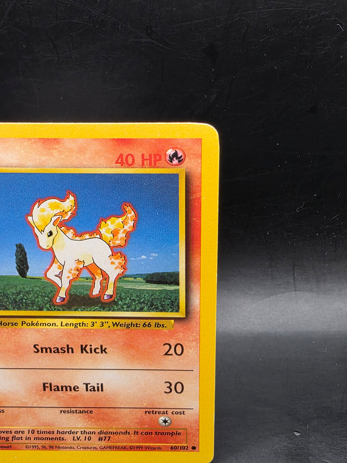 Ponyta 60/130 Base Set 2 - Non-Holo Common - Light Play Pokémon TCG 2000