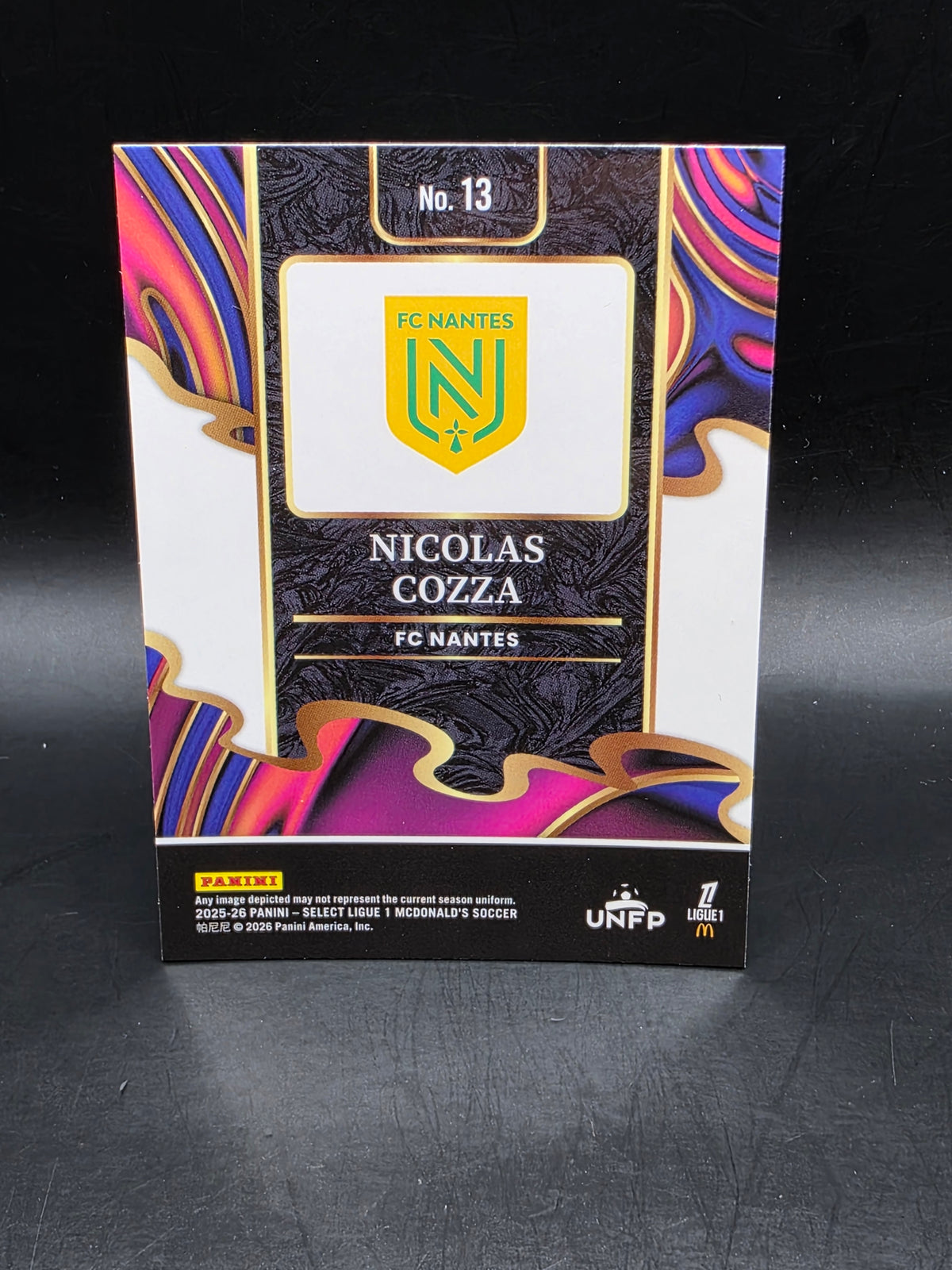 2025-26 Panini Select Ligue 1 Nicolas Cozza FC Nantes Unstoppable #13