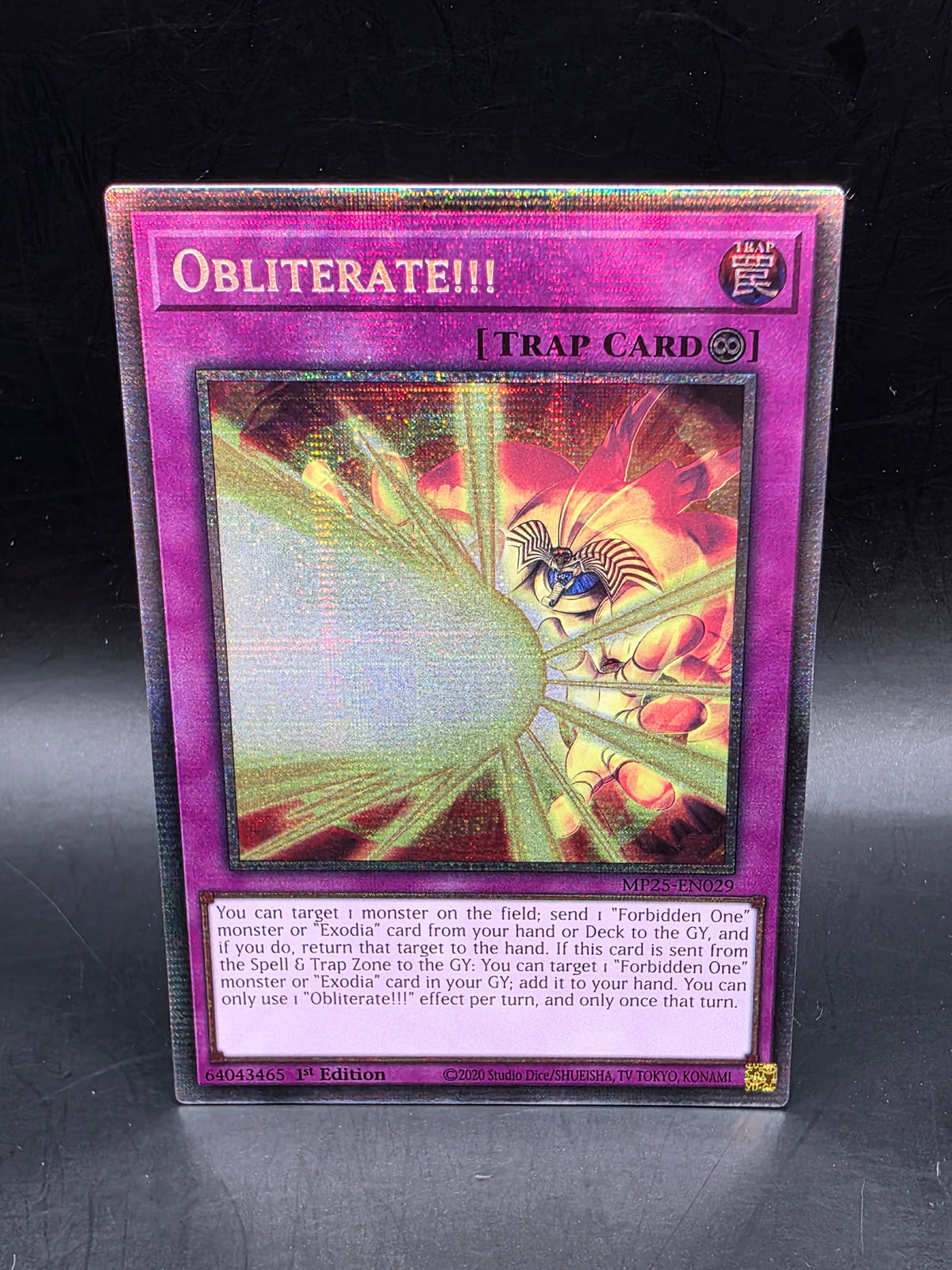 Yu-Gi-Oh MP25-EN029 Obliterate!!! Starlight Rare Card 1st Edition NM