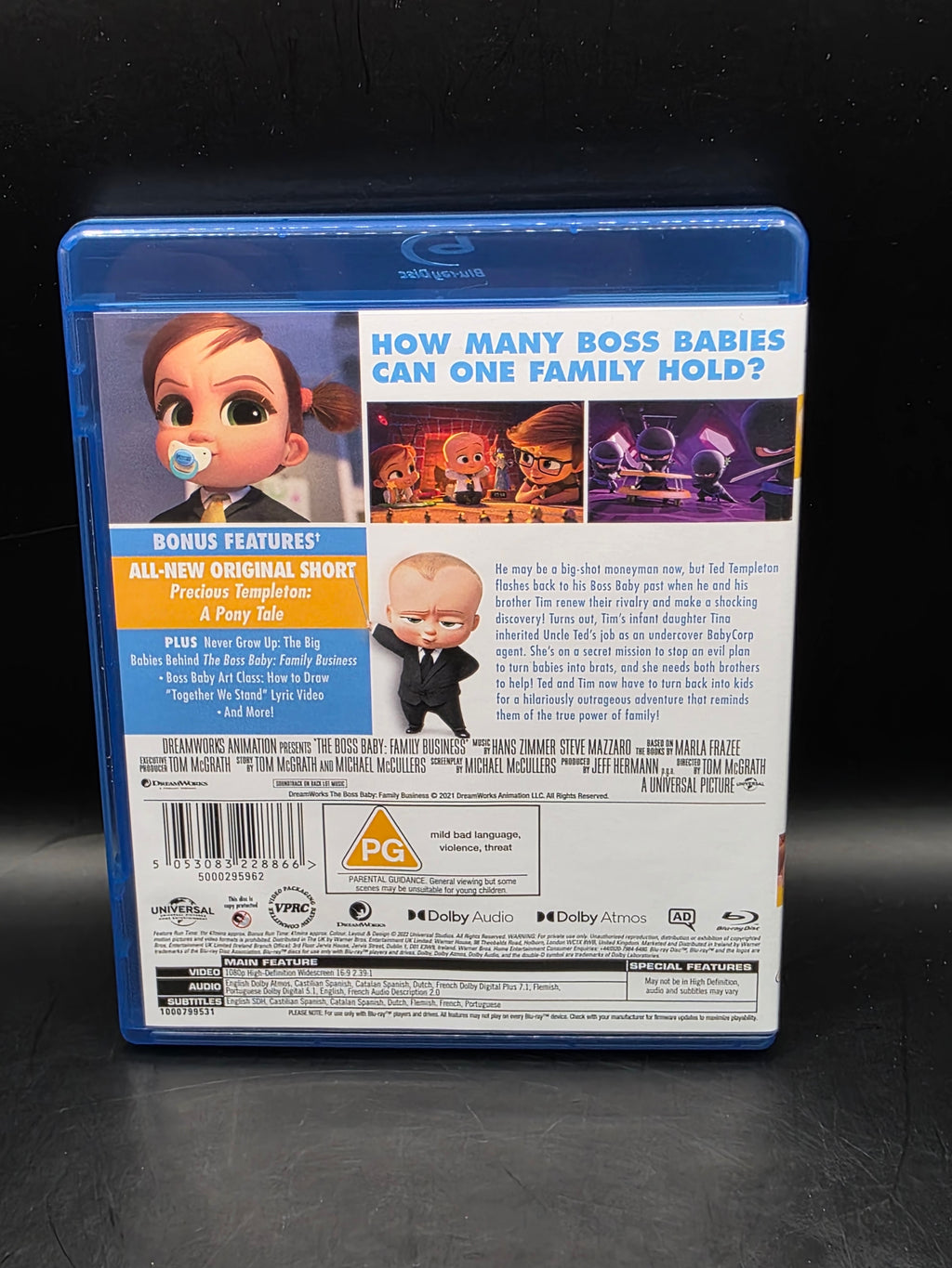 Boss Baby 2 Blu Ray
