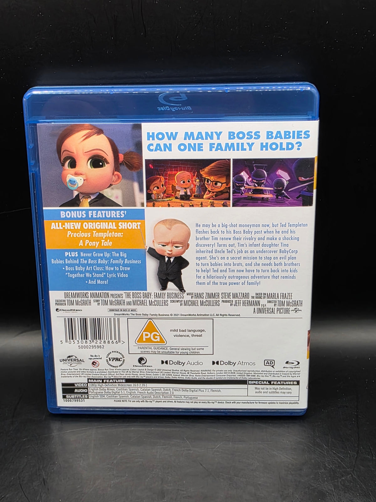 Boss Baby 2 Blu Ray