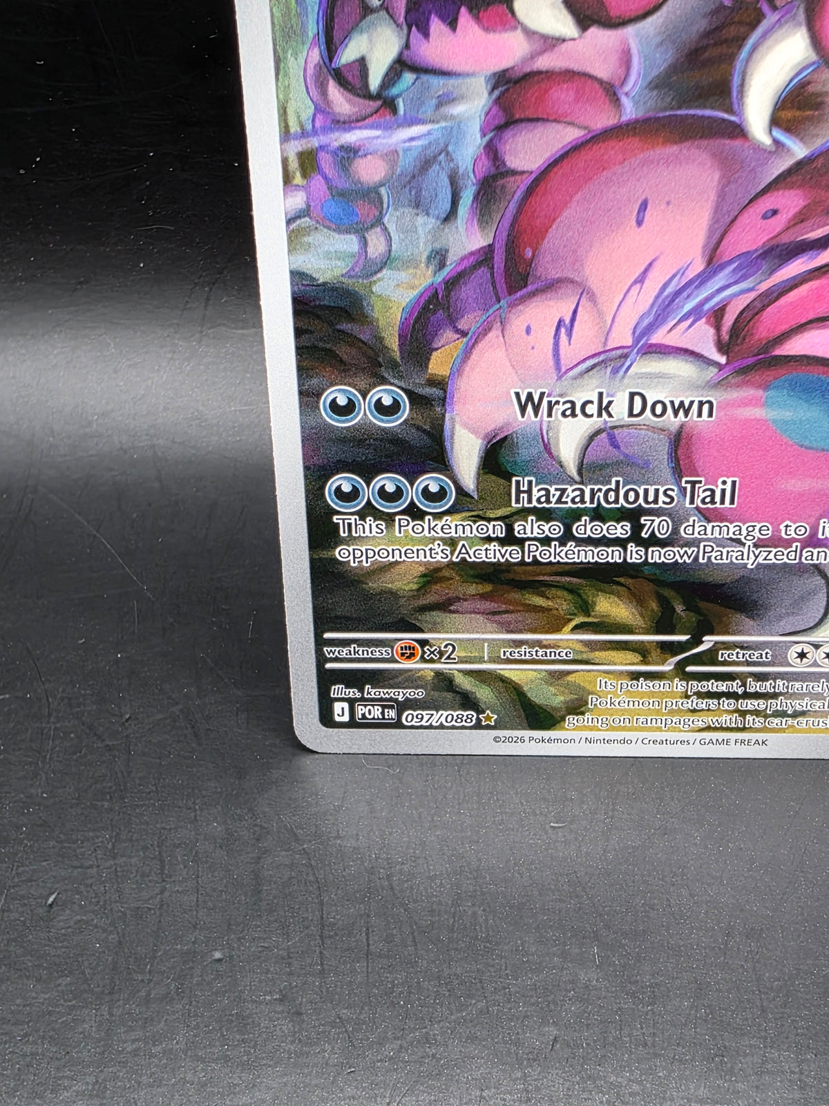 Pokemon Drapion 097/088 Illustration Rare Holo Perfect Order