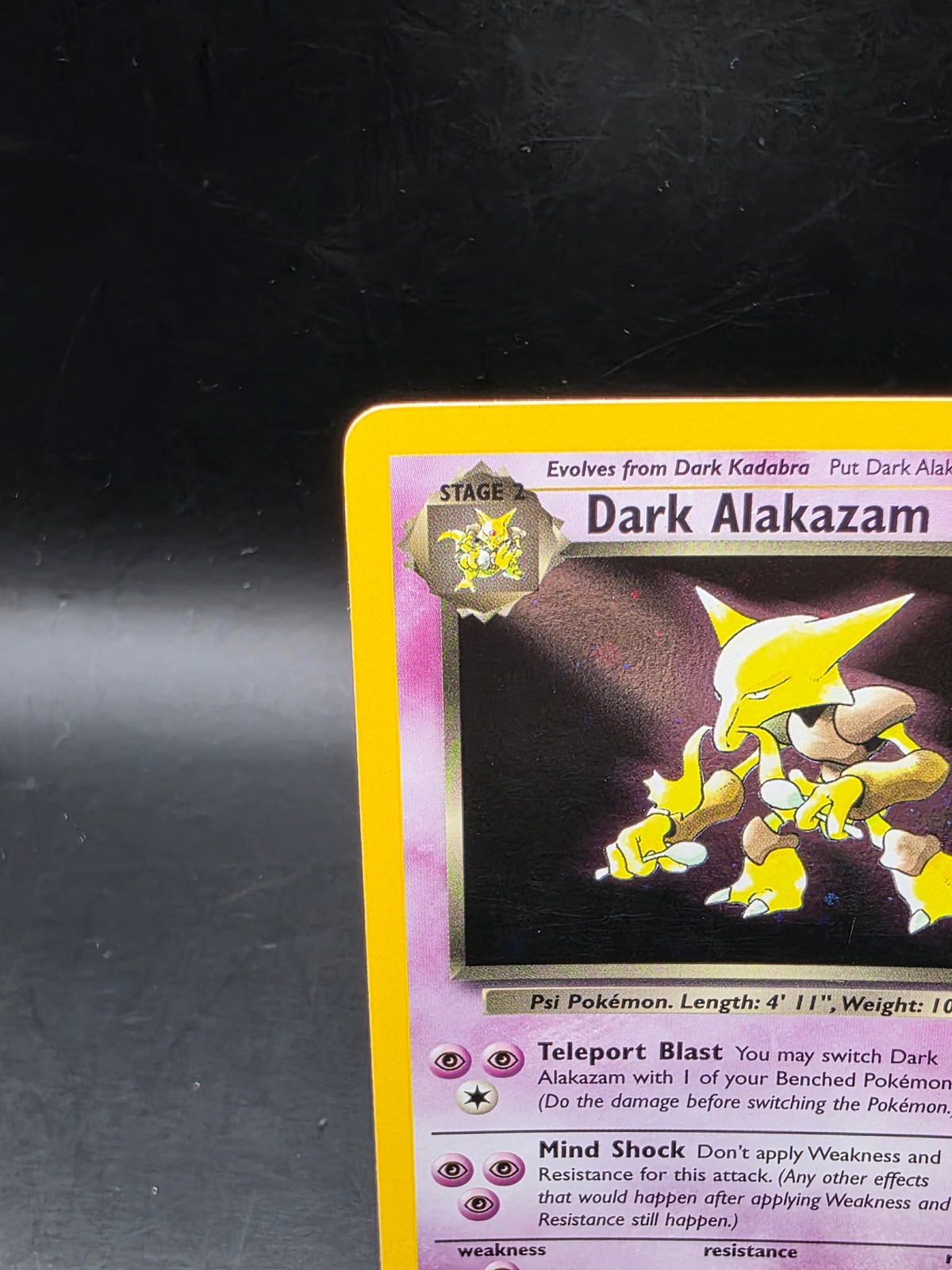 Dark Alakazam 18/82 Non Holo Team Rocket Set Pokémon Card MP