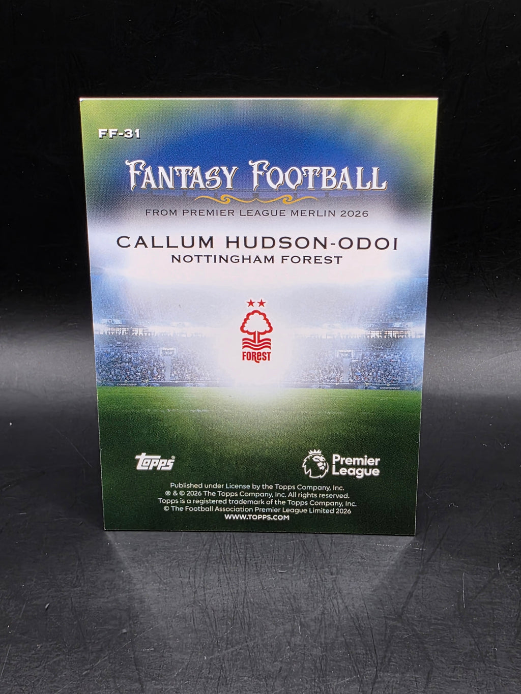 2026 Topps Merlin Premier League #FF-31 Callum Hudson Odoi Fantasy Football