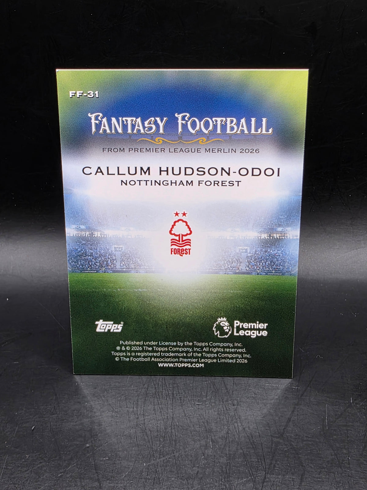 2026 Topps Merlin Premier League #FF-31 Callum Hudson Odoi Fantasy Football