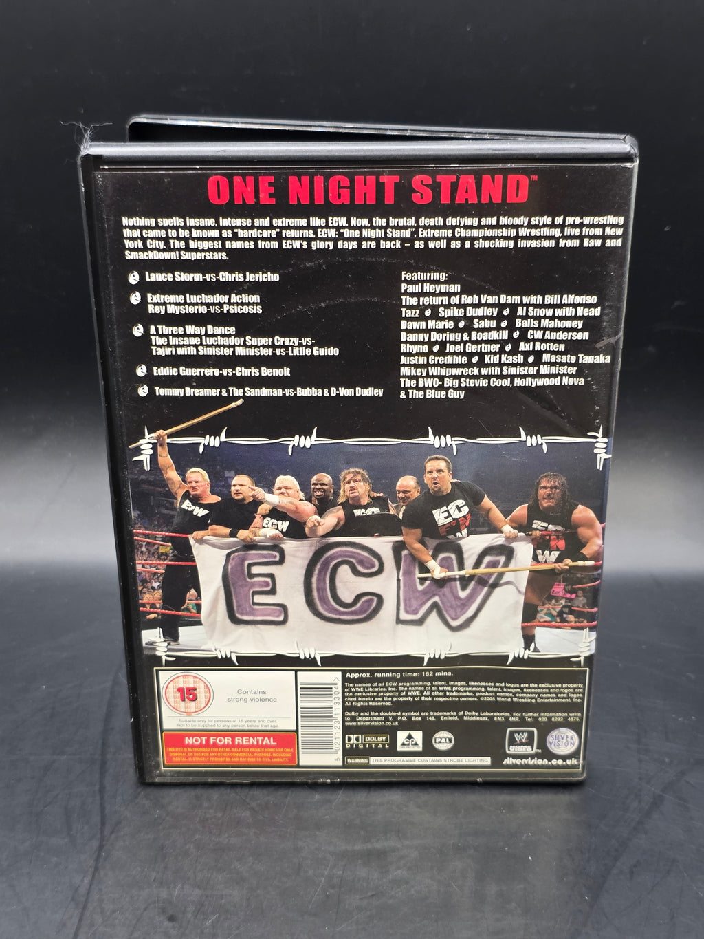 WWF / WWE DVD - Extreme Championship Wrestling ECW One Night Stand 12.06.05