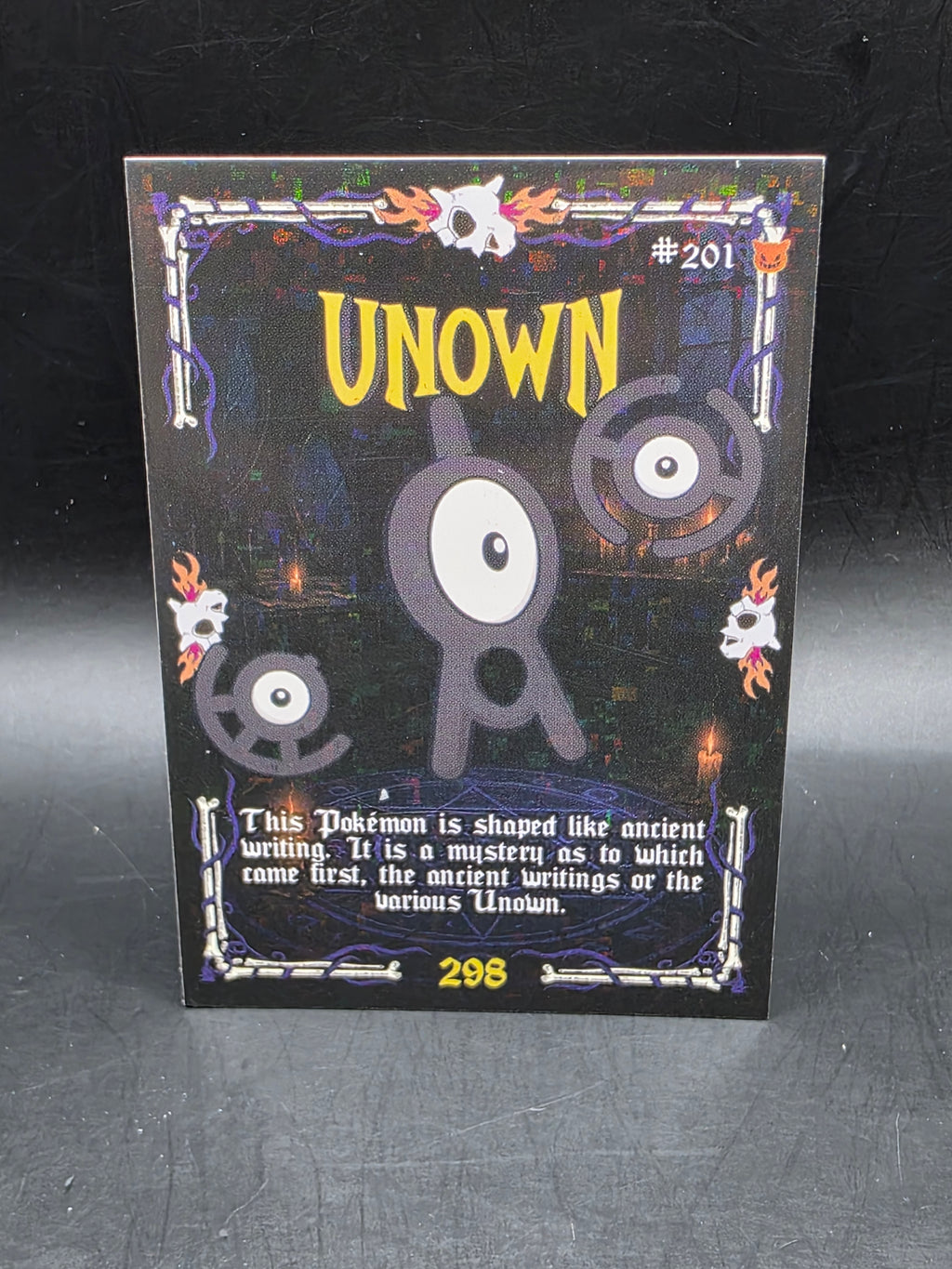 UNOWN - POKEMON PRISMA HALLOWEEN RARE CCG HOLO LP