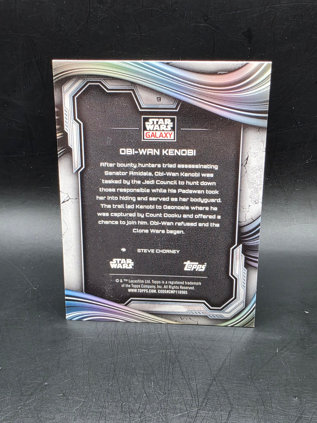 2025 Topps Star Wars Chrome Galaxy - Obi-Wan Kenobi #9 - Base Card