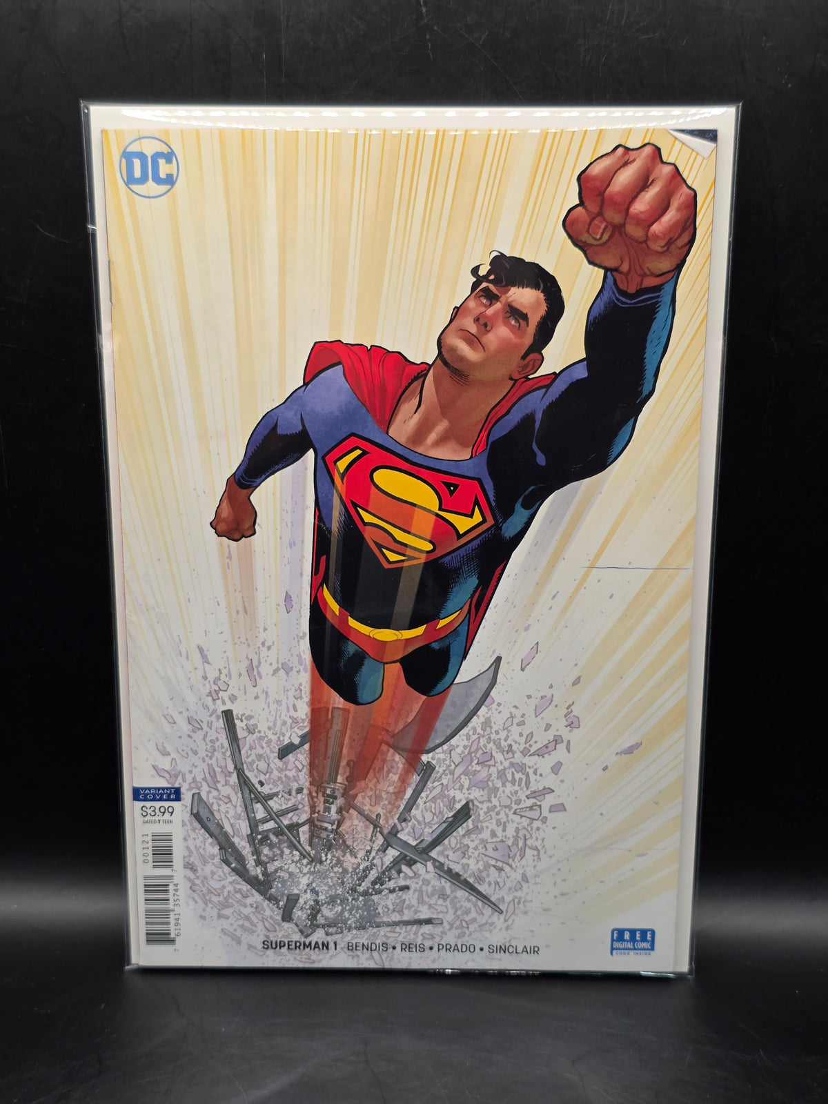 Superman #1 Comic Adam Hughes Variant Cover DC 2018 Brian Michael Bendis NM-