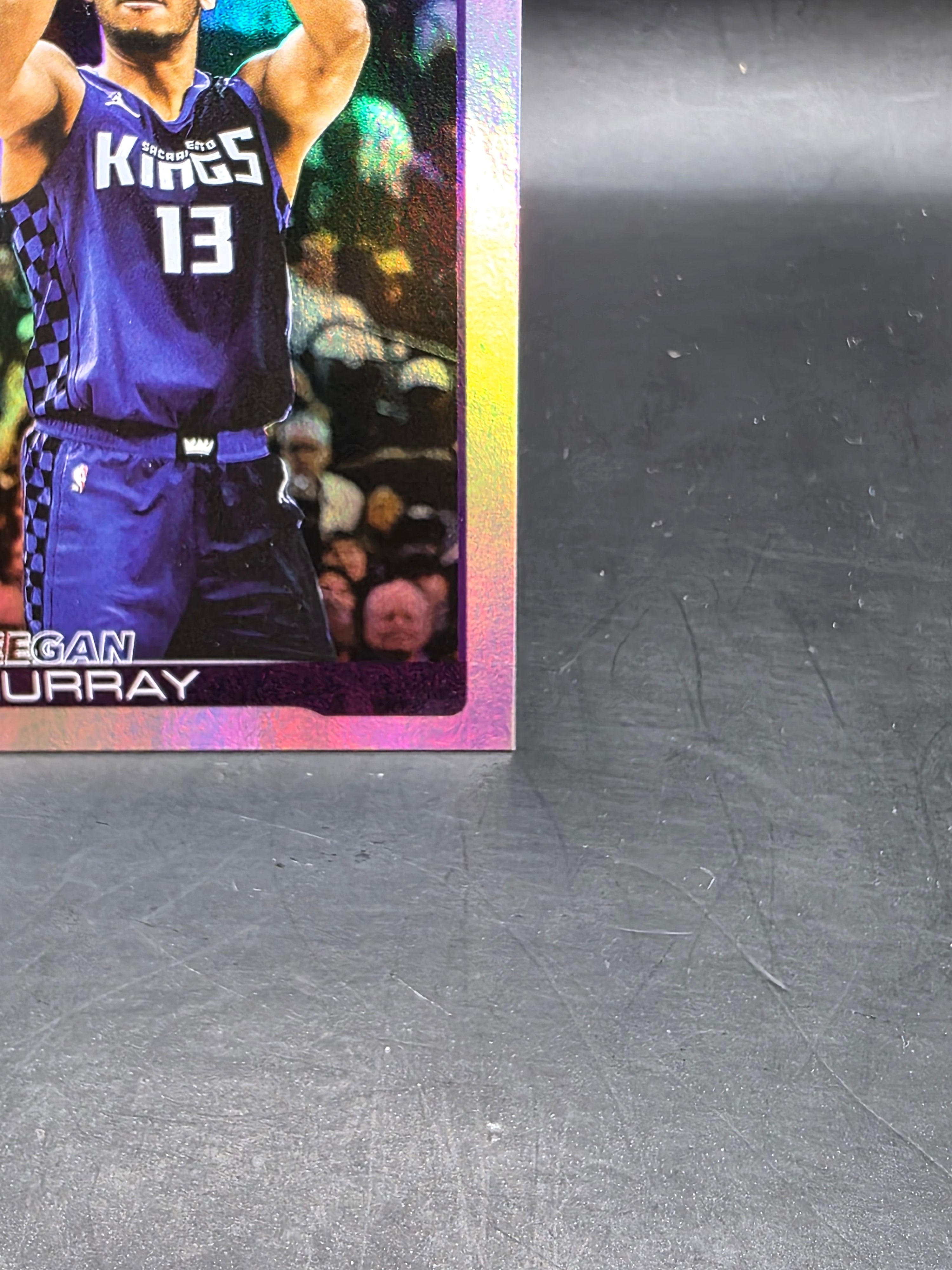 2025 Topps Flagship NBA Basketball No. 166 Keegan Murray Rainbow Holo M/NM