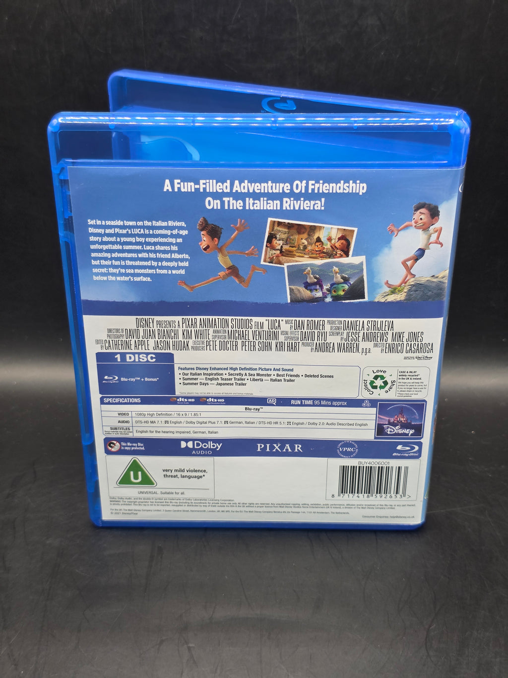 Disney & Pixar's Luca [BLU-RAY]