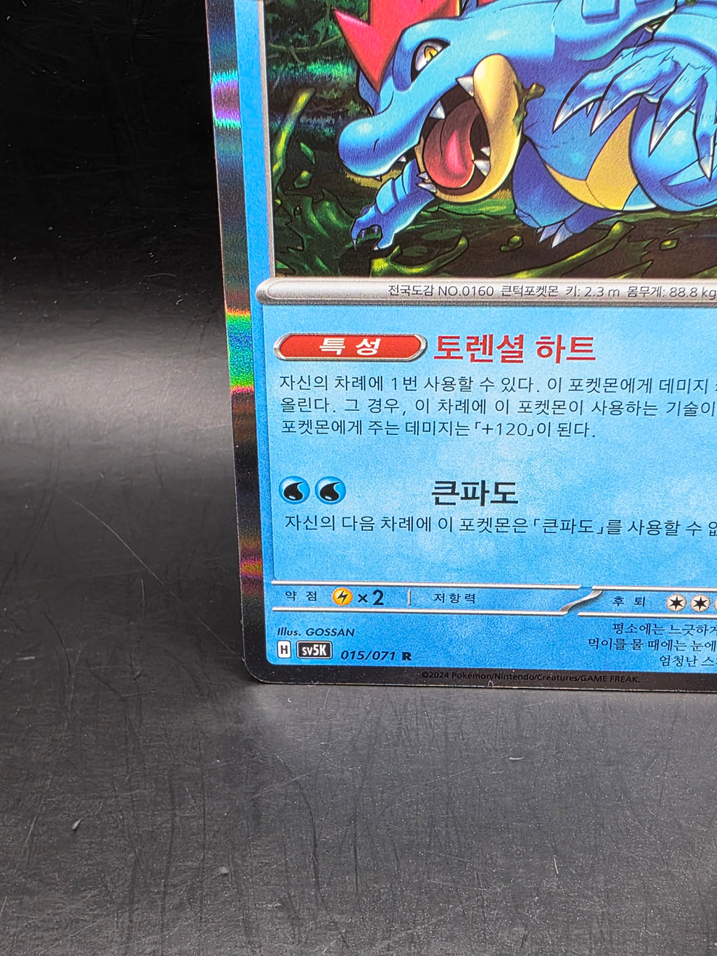 Pokémon TCG Feraligatr Neo Genesis Holo Card 015/071 R