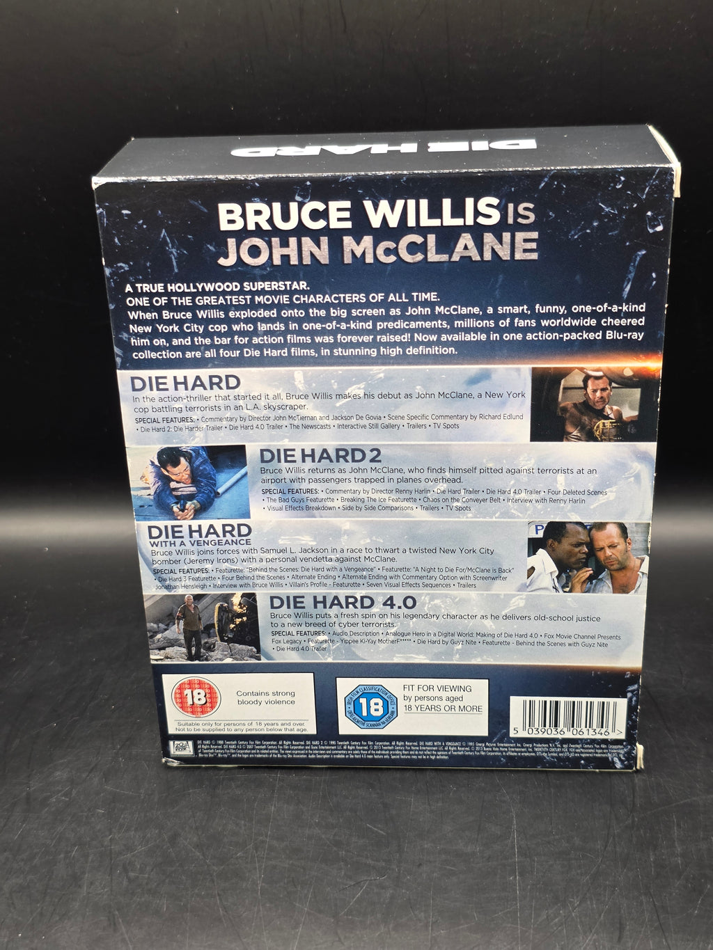 Die Hard 1-4 Blu Ray Boxset