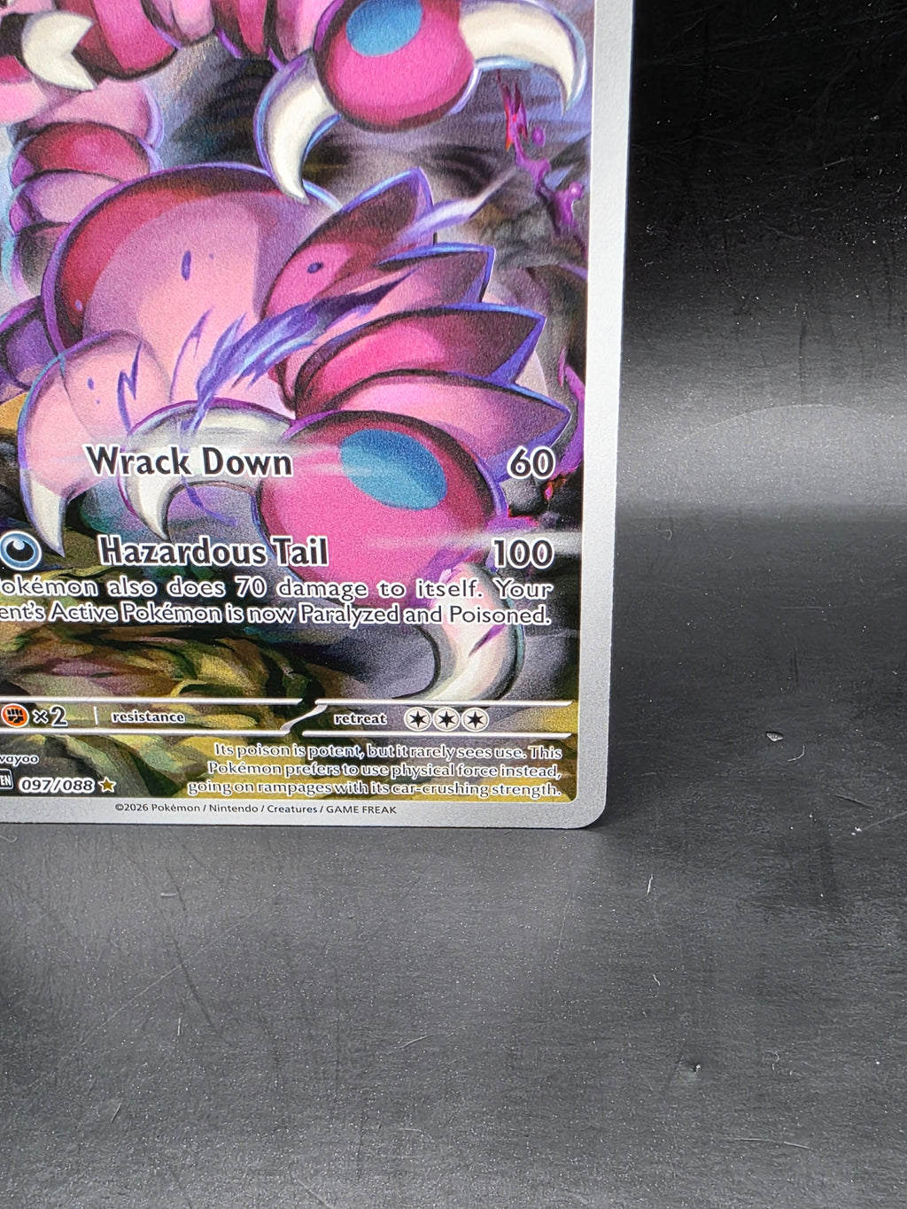 Pokemon Drapion 097/088 Illustration Rare Holo Perfect Order