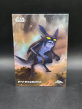 2025 Topps Star Wars Chrome - Ray Wave Parallel Base Card #118  (Fyrnock)