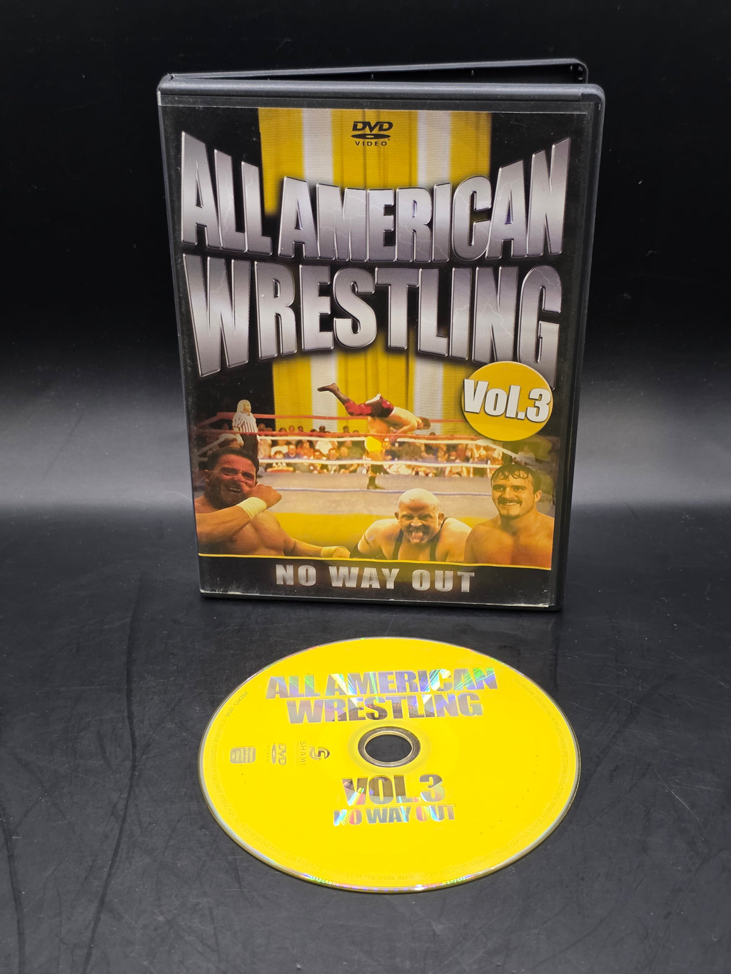 DVD All American Wrestling Vol. 3 No Way Out WWF WWE WCW TNA ECW ROH DWA USWA