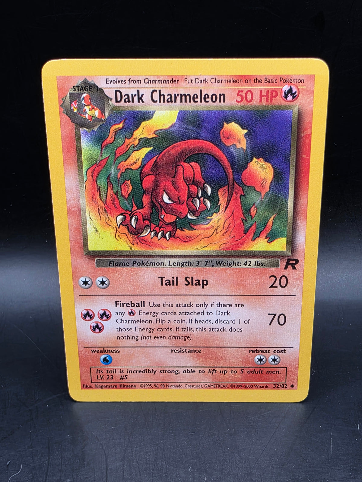 Dark Charmeleon 32/82 Uncommon Team Rocket Pokemon Unlimited LP