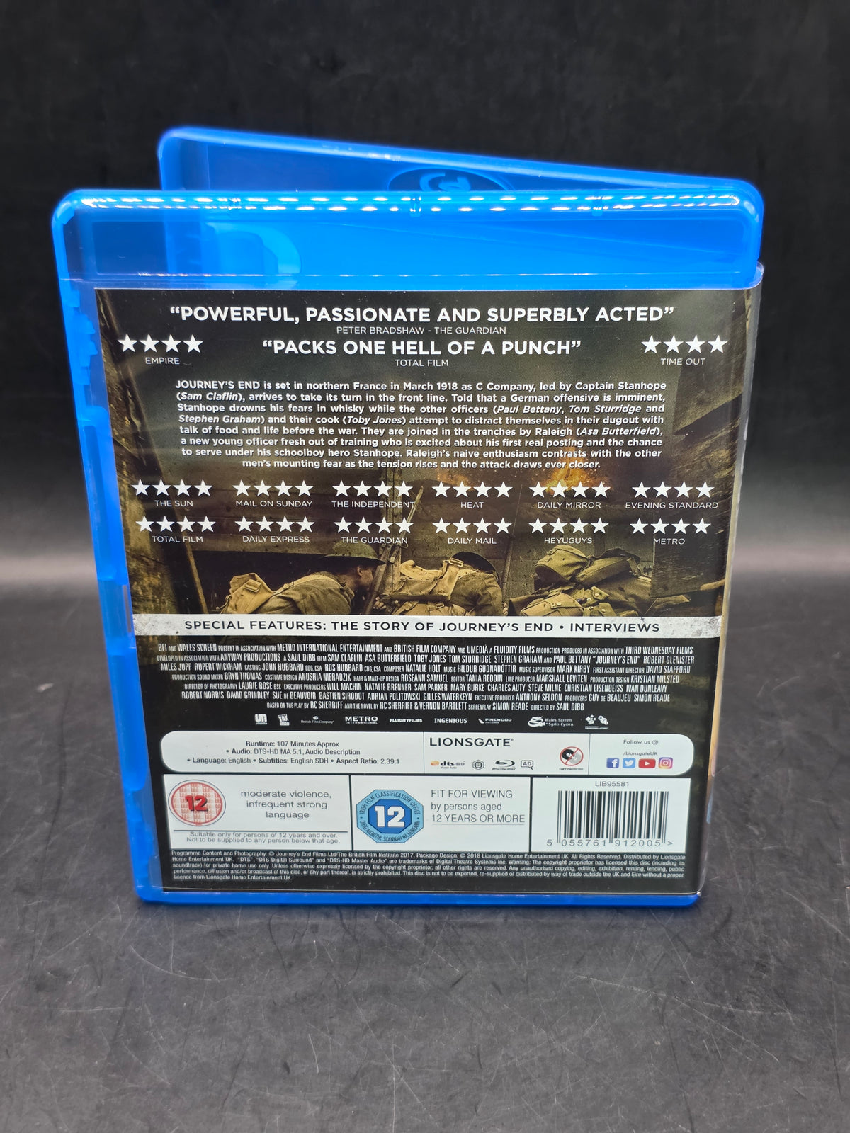 Journey's End Blu Ray