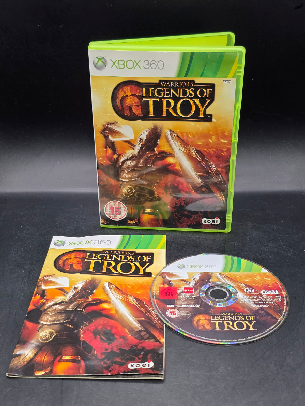Warriors Legends of Troy - Xbox 360 - Complete With Manual PAL UK