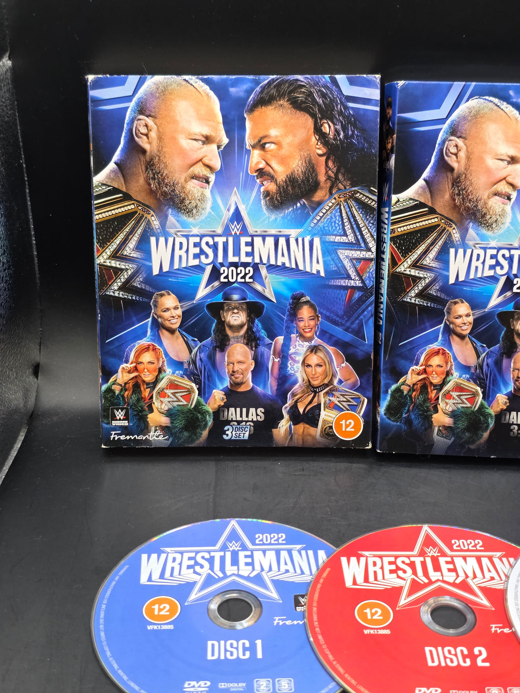 WWE WrestleMania 2022 3-Disc Set DVD Region 2