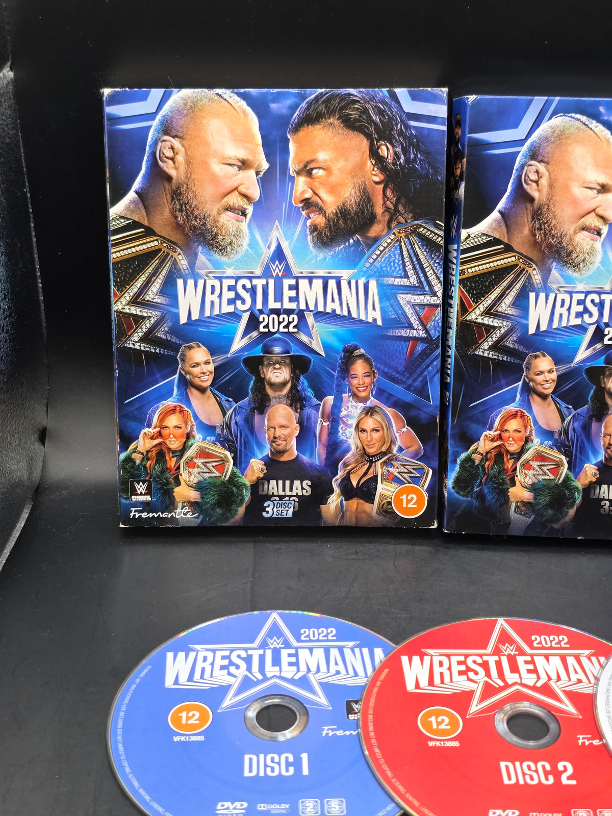 WWE WrestleMania 2022 3-Disc Set DVD Region 2