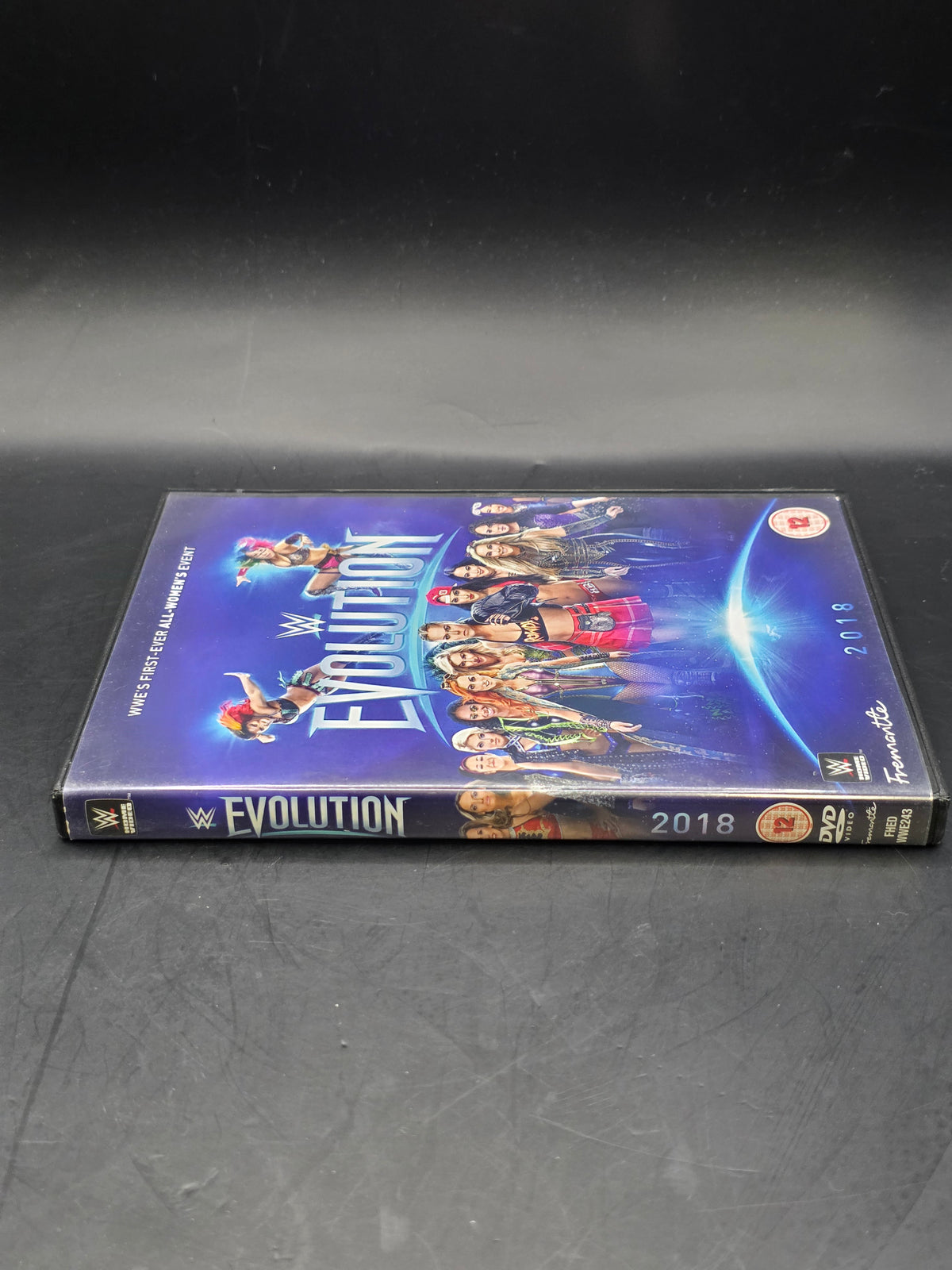 WWE EVOLUTION 2018 Wrestling DVD Becky Lynch Ronda Rousey First Women's Event UK