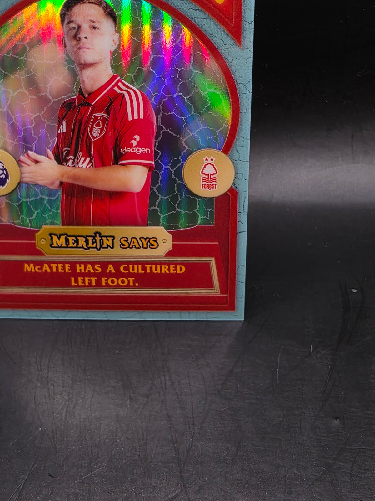 2026 Topps Merlin Premier League James McAtee Merlin Speaks #MS-15 Nottingham