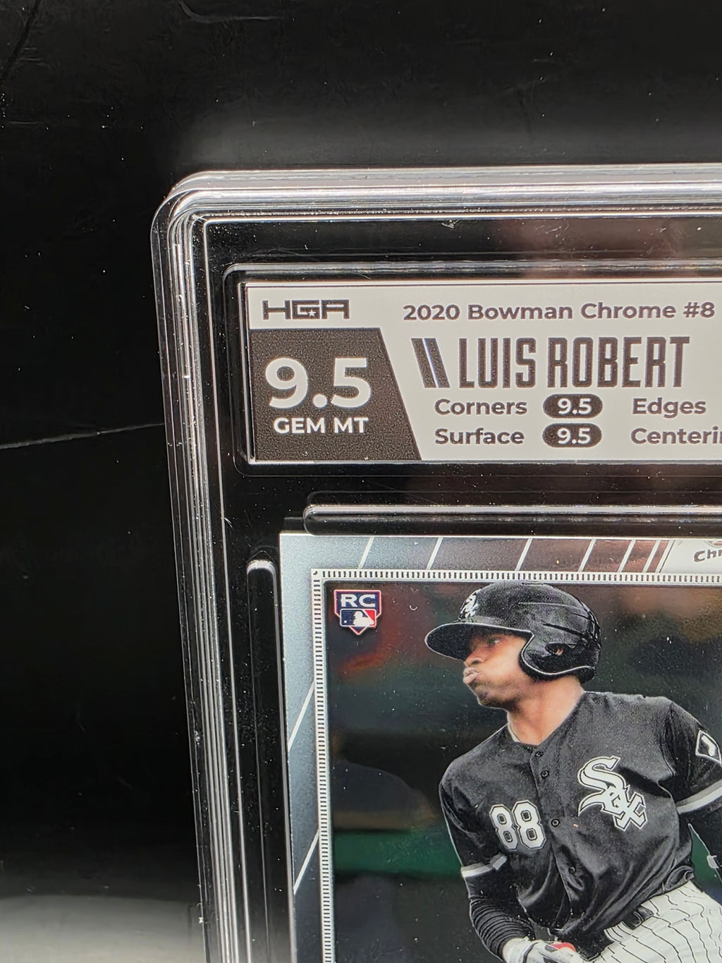 Luis Robert #8 RC - Bowman Chrome 2020 - HGR 9.5 Gem Mint Graded Card