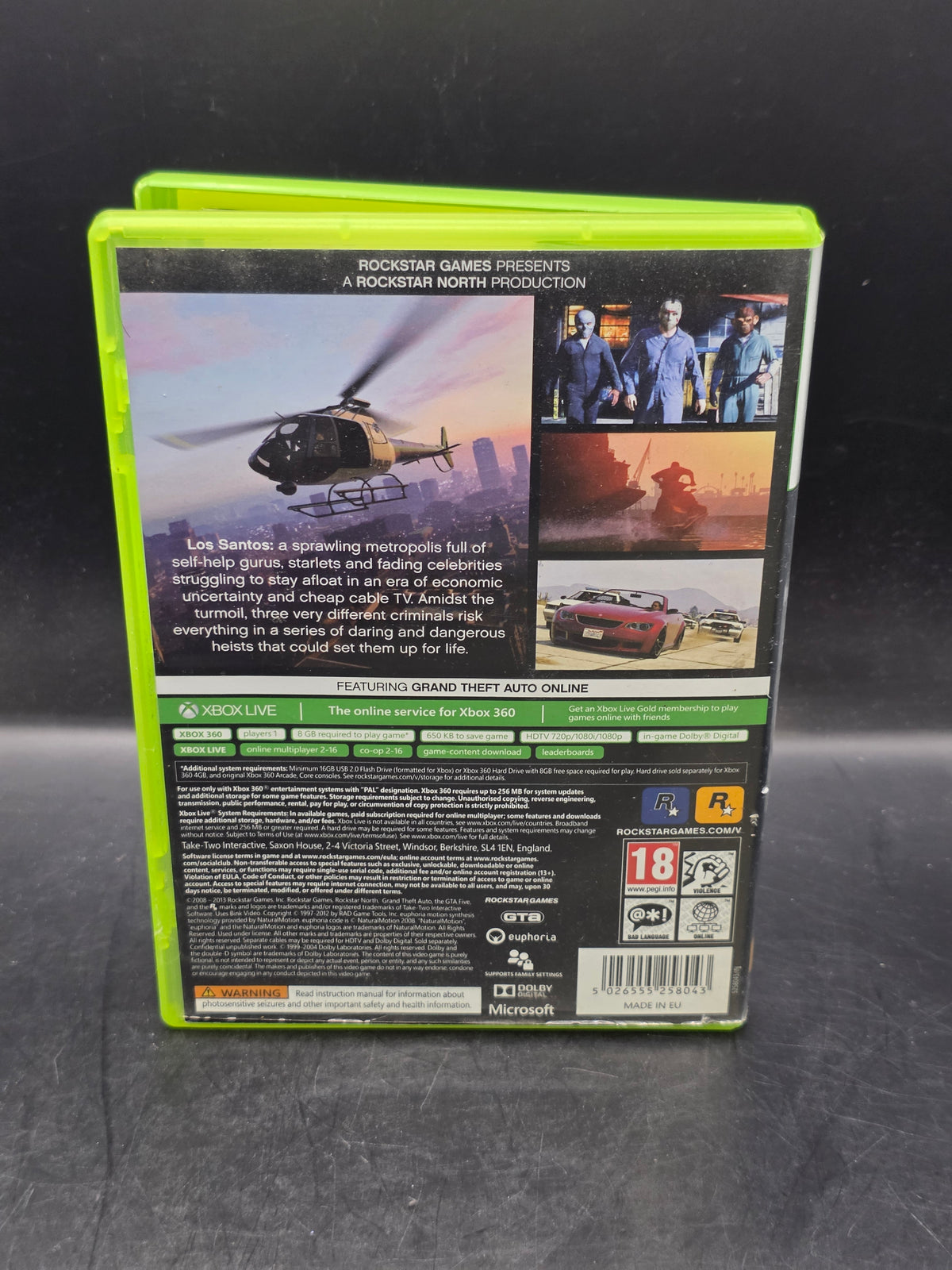 GTA V - Xbox 360 Game PAL