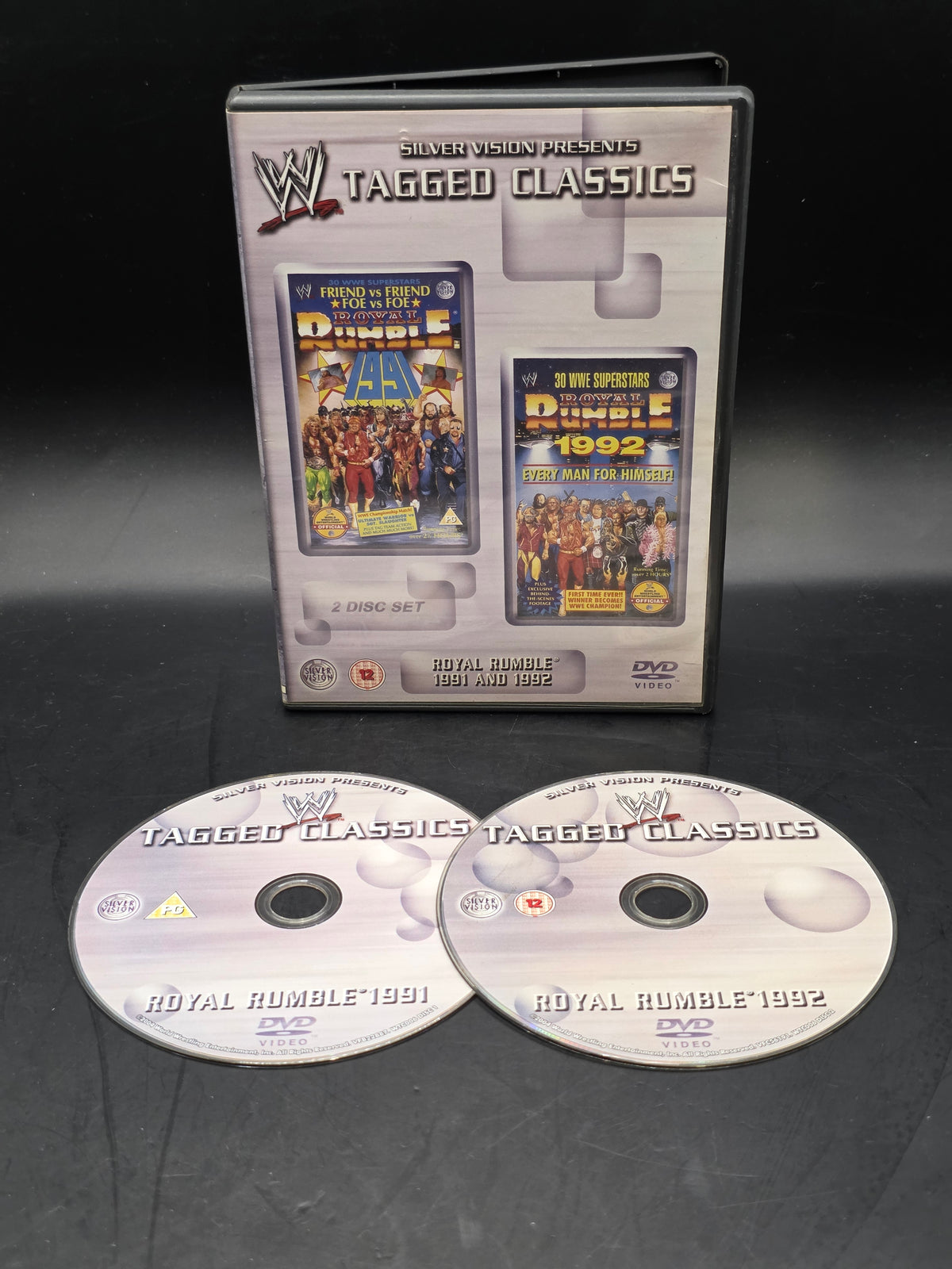 WWE Wrestling Tagged Classics - Royal Rumble 1991 & 1992 DVD WWF Silver Vision