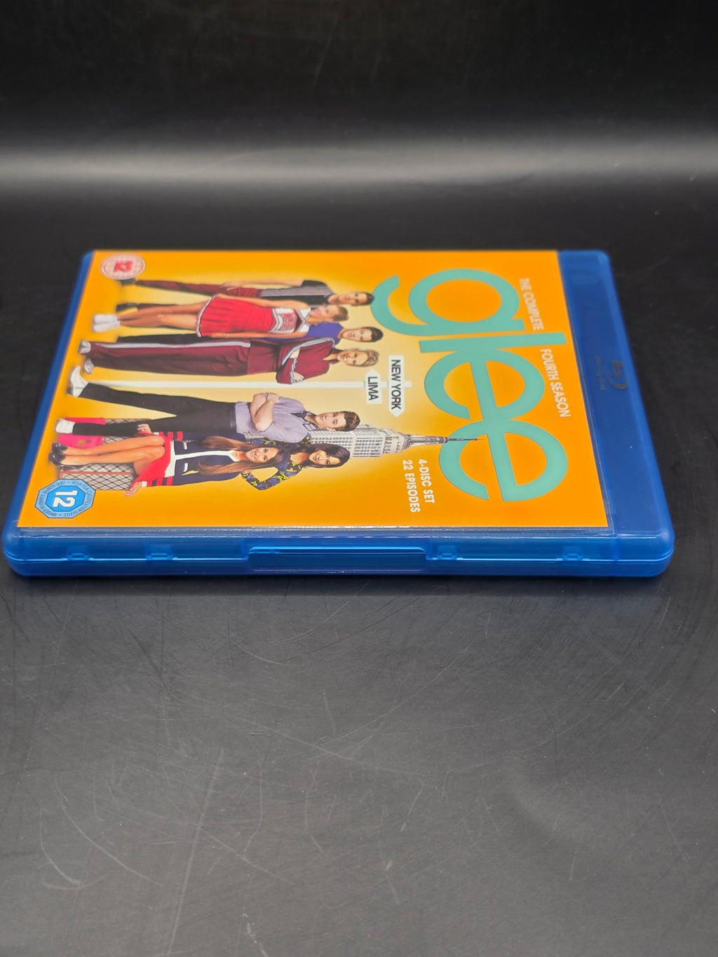 Glee: The Complete Fourth Season Blu-ray (2013) Chris Colfer cert 12 4 discs VGC