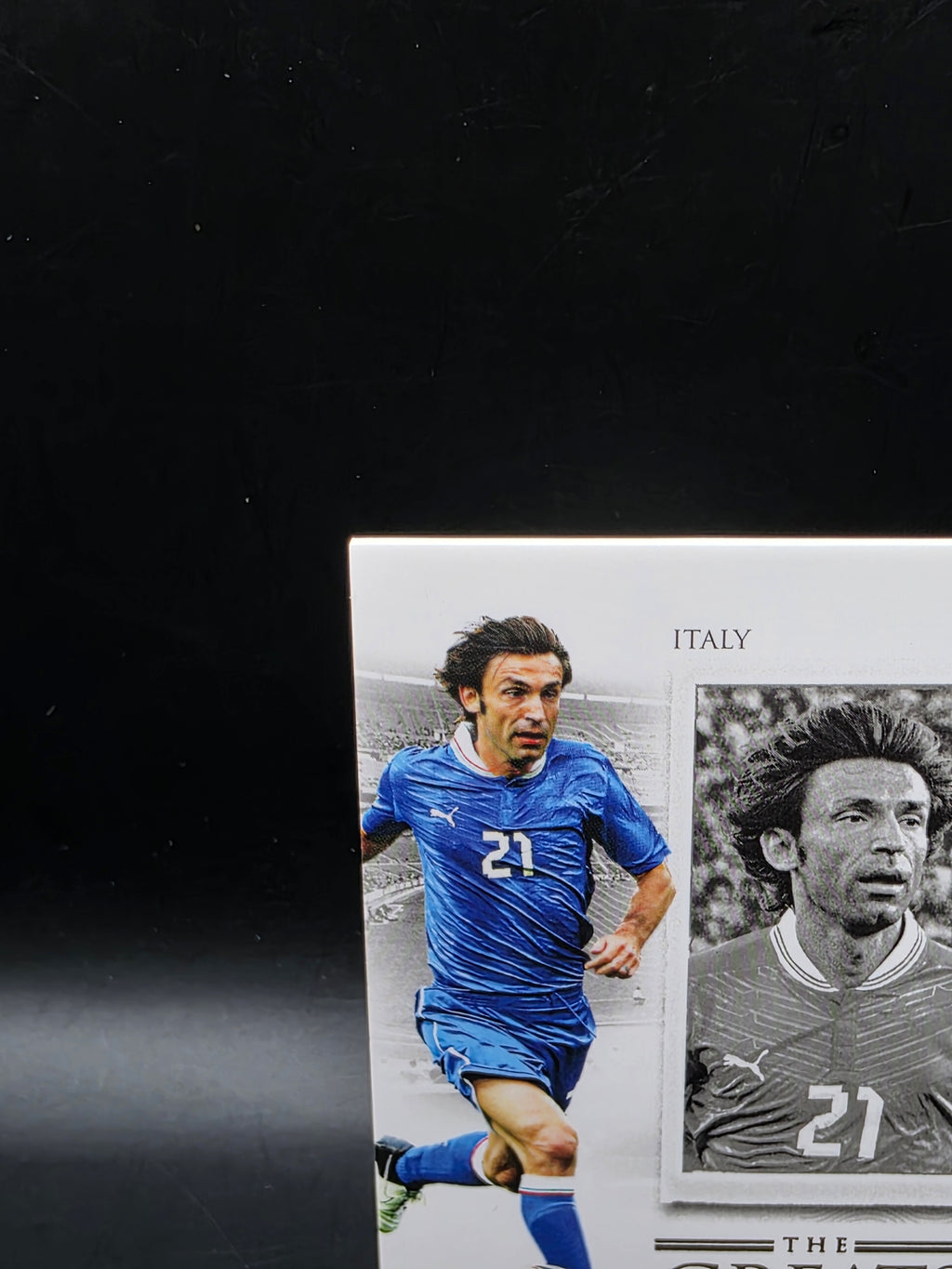 Futera Unique World Football The Greats Andrea Pirlo Italy #114 Silver