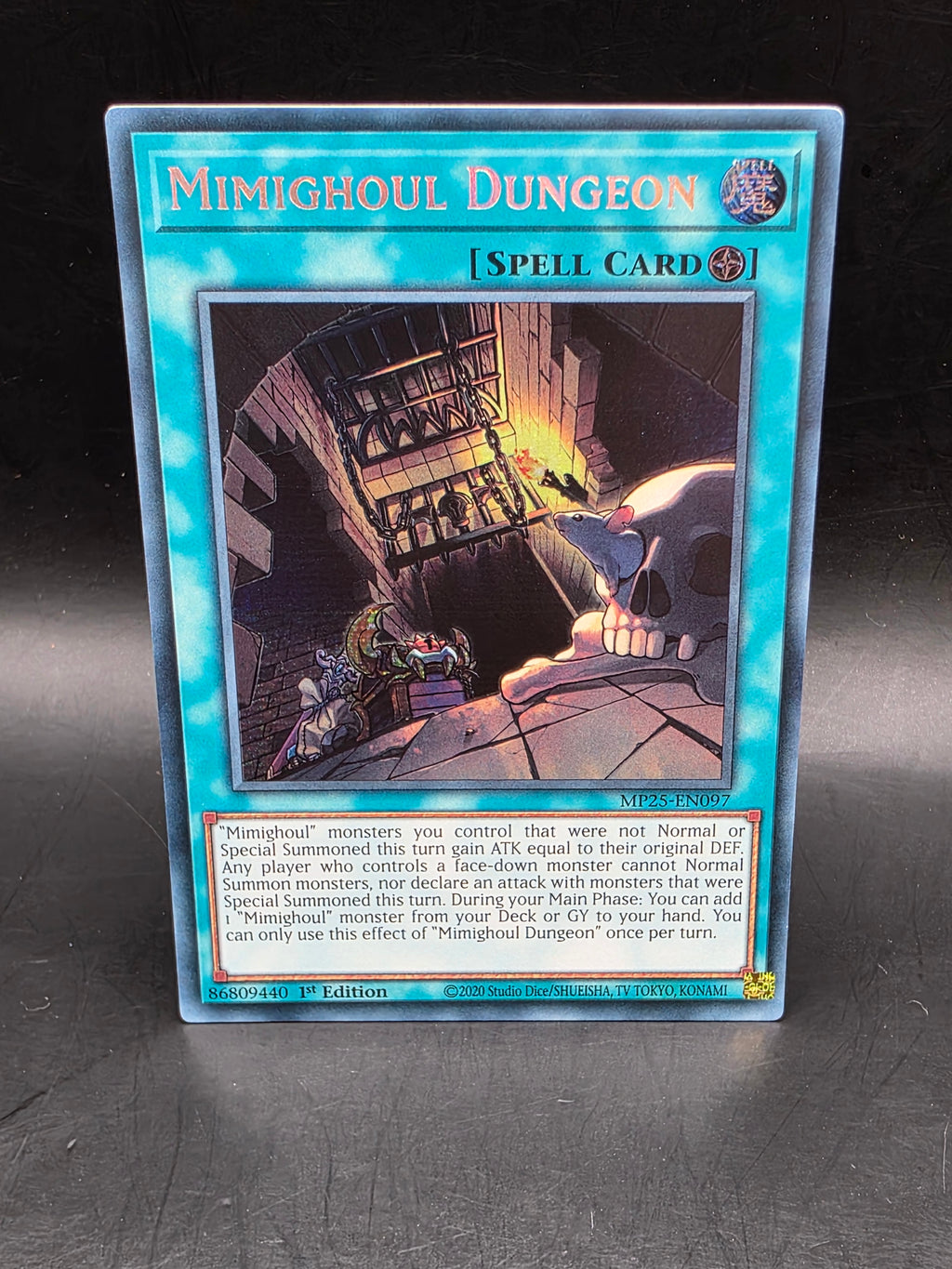 MP25-EN097 Mimighoul Dungeon : Prismatic Secret Rare Card : 1st Edition YuGiOh