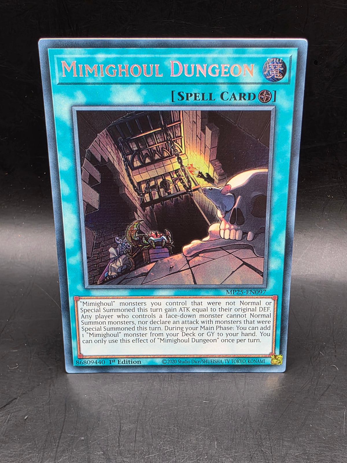MP25-EN097 Mimighoul Dungeon : Prismatic Secret Rare Card : 1st Edition YuGiOh