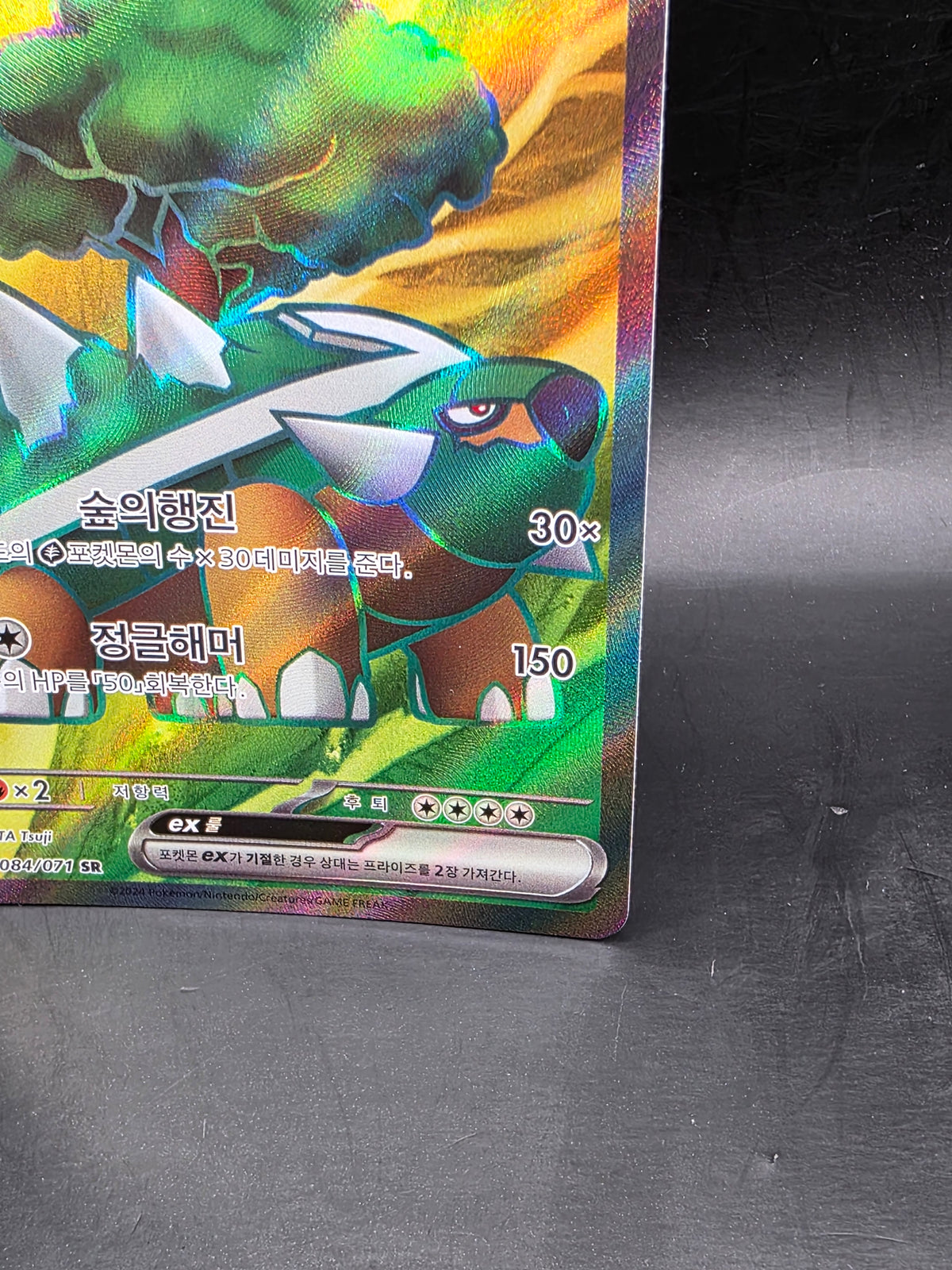 Torterra ex 084/071 sv5K: SR Full Art Holo EX 340 HP (Korean) Pokémon TCG