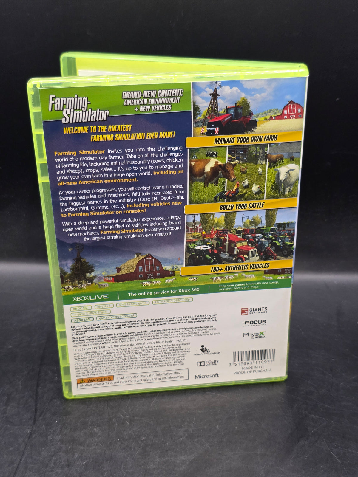 Farming Simulator - Xbox 360 Game PAL