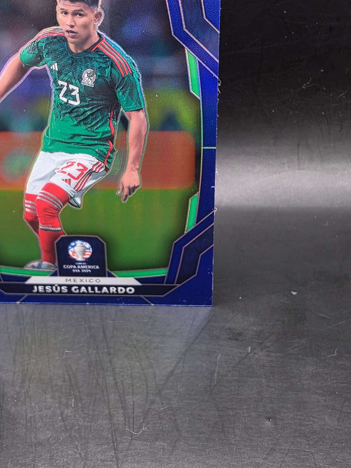 Jesus Gallardo /900 Blue - 2024 Panini Prizm Copa America Mexico #130