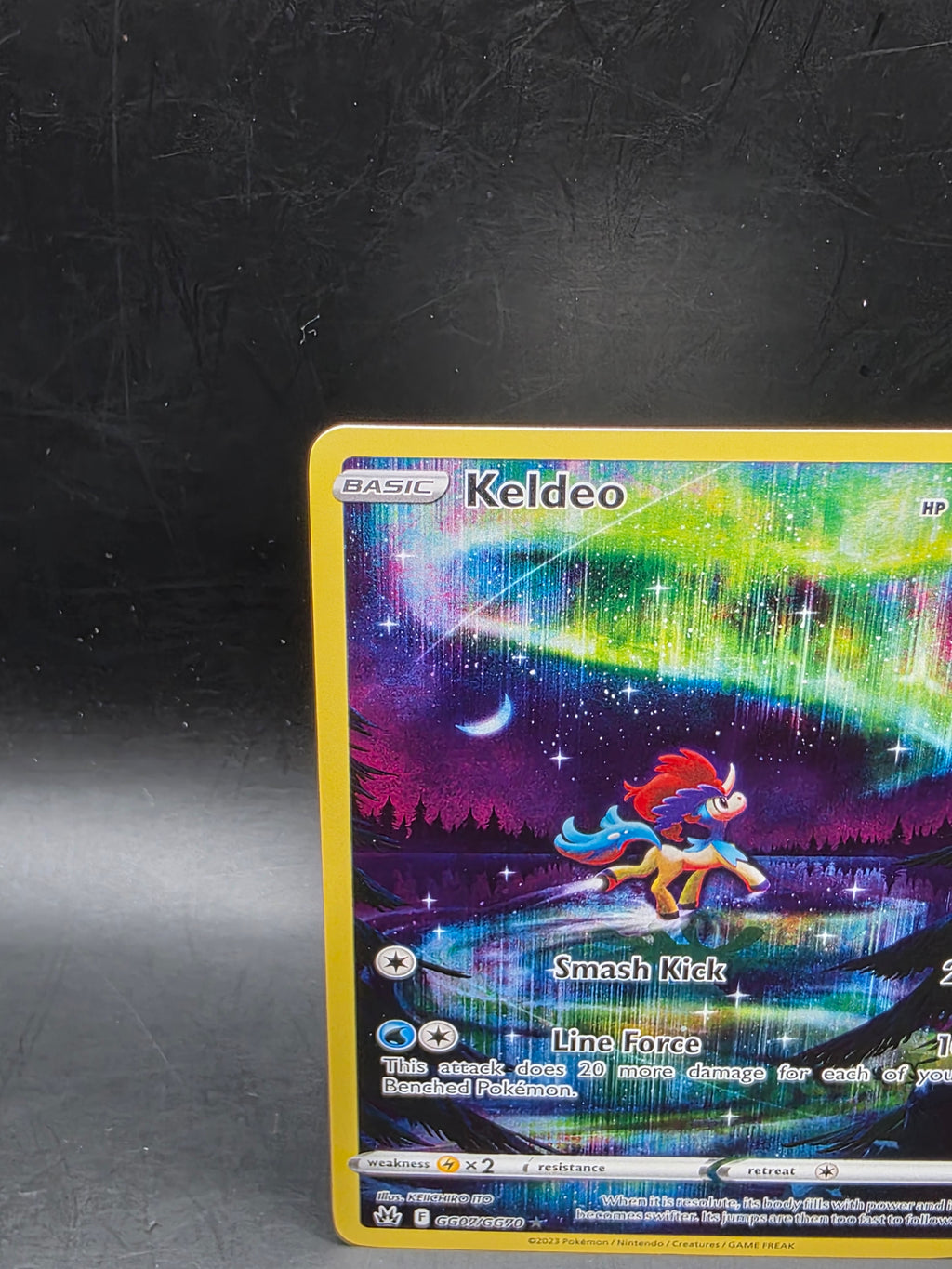 Keldeo GG07/GG70, Crown Zenith Galarian Gallery, Holo Ultra Rare, English